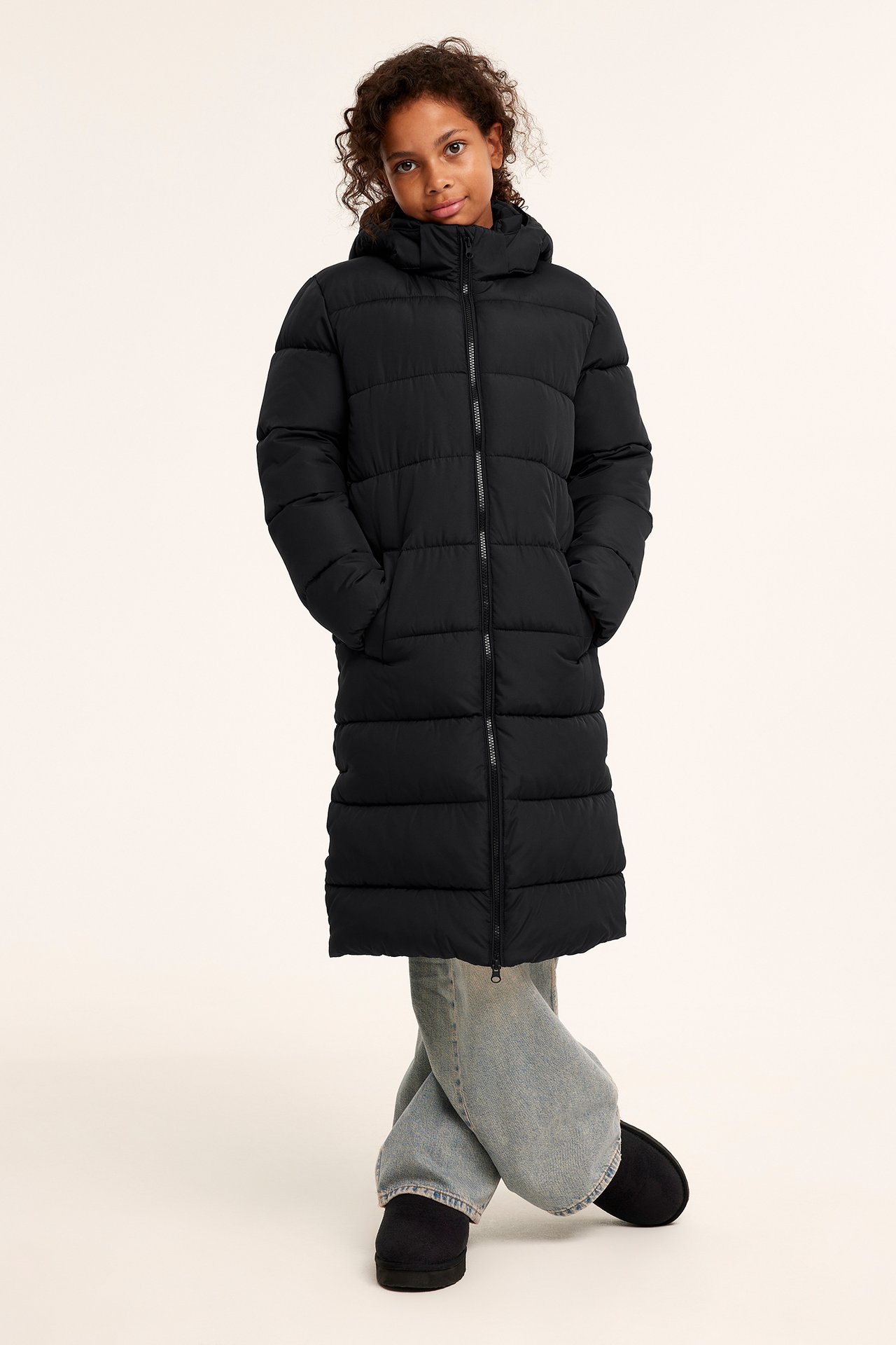 Pufferjacka - Svart - 1