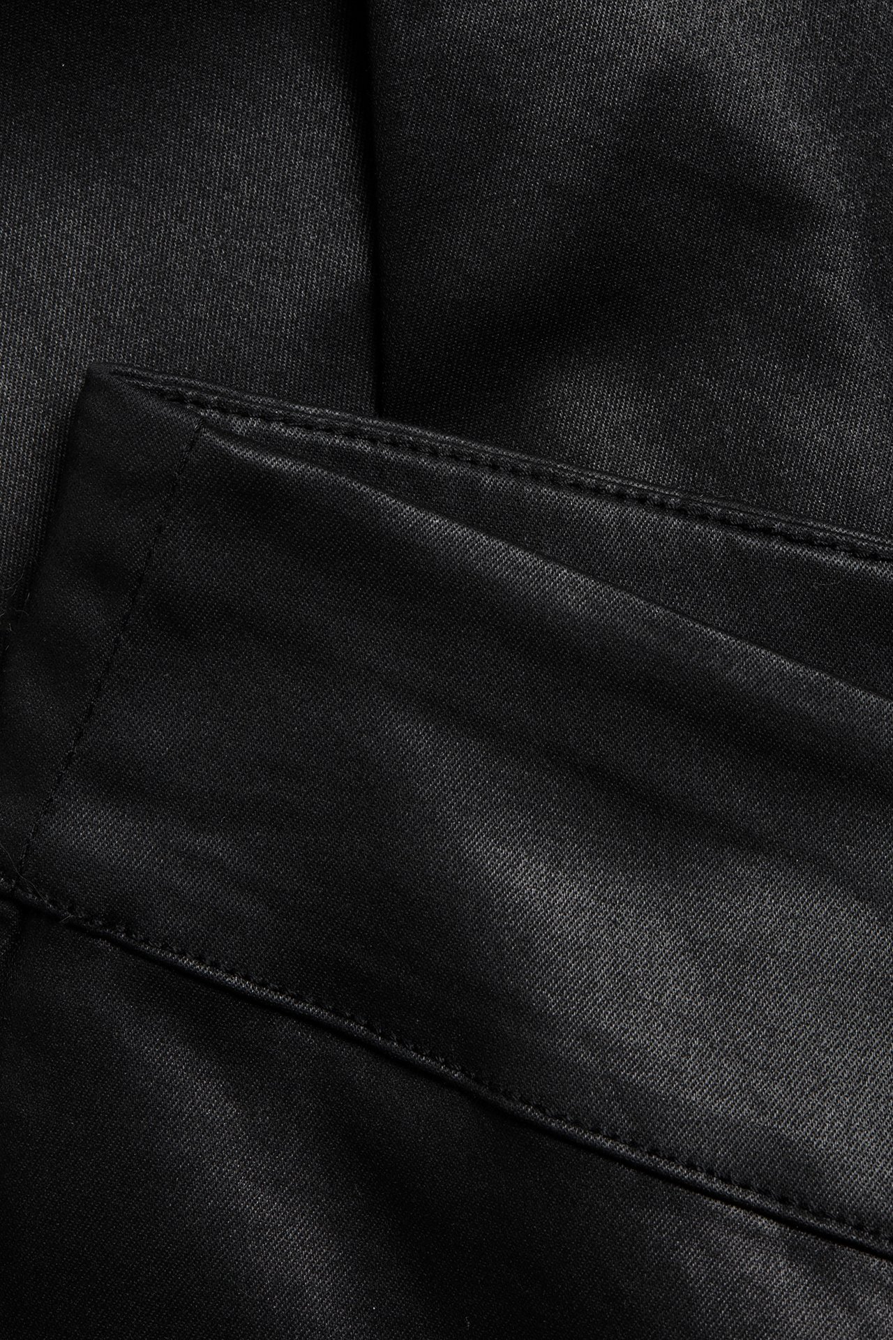 Leggings i skinnimitation - Svart - 5