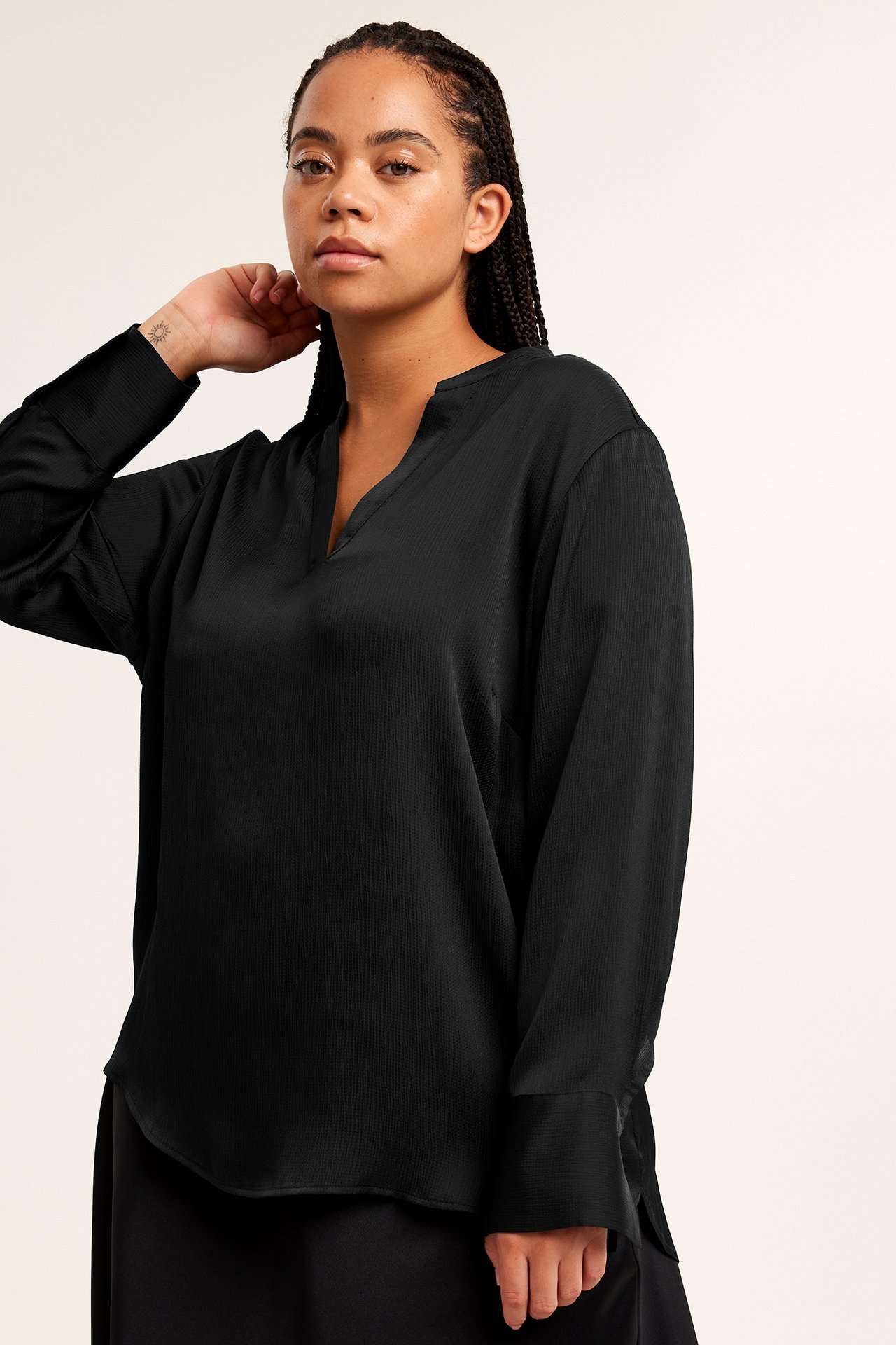 Blus - Svart - 173cm / Storlek: XL - 1