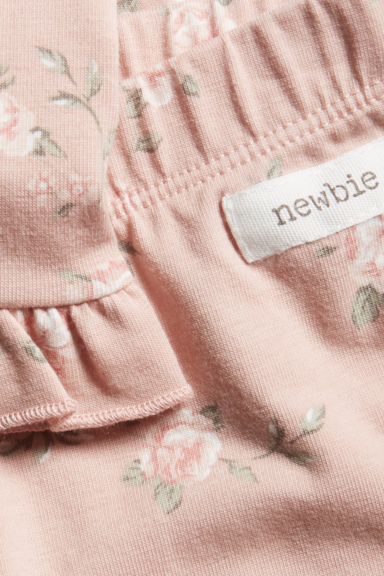 Kukkakuvioiset vauvojen leggingsit - Pinkki - 1