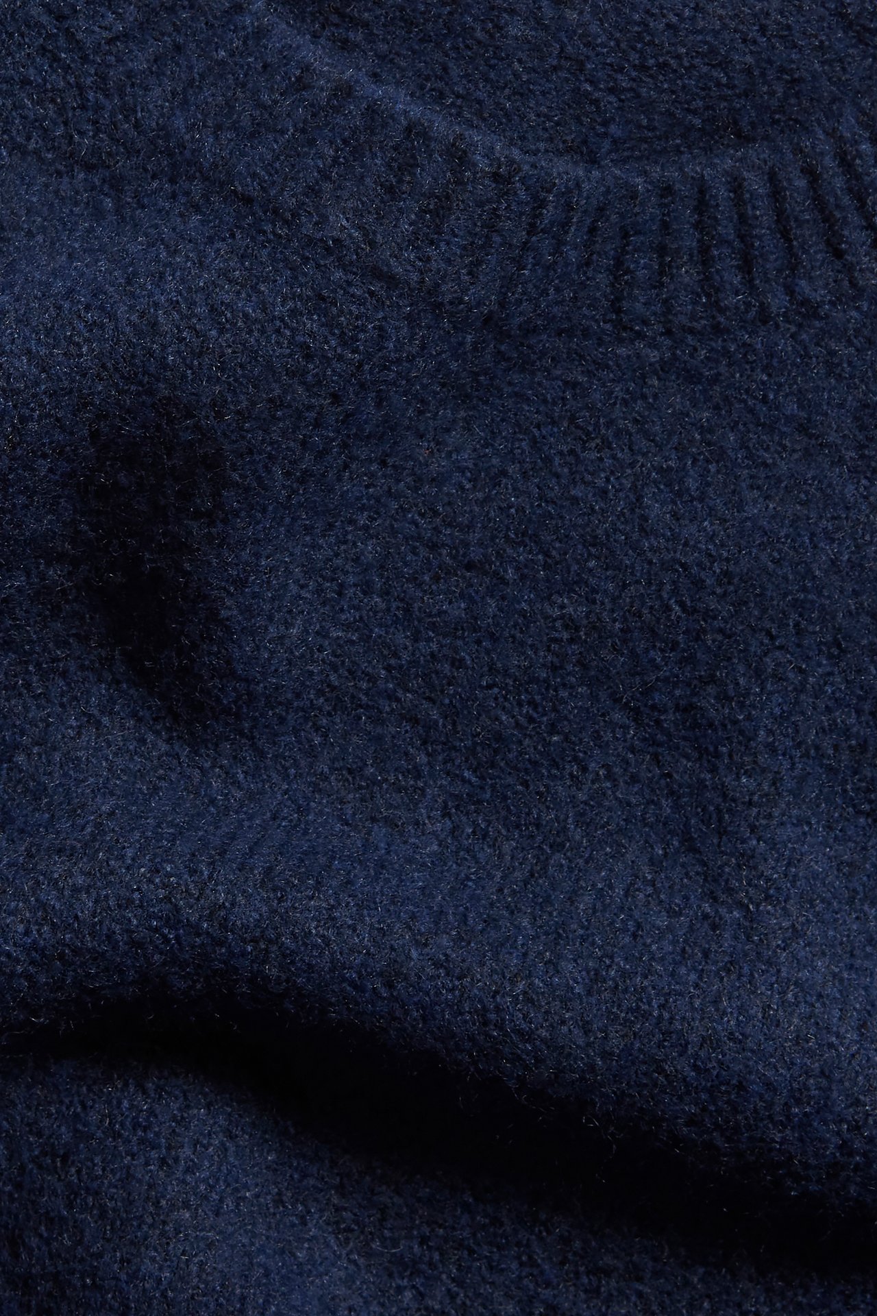 Stickad tröja - Blå - 4