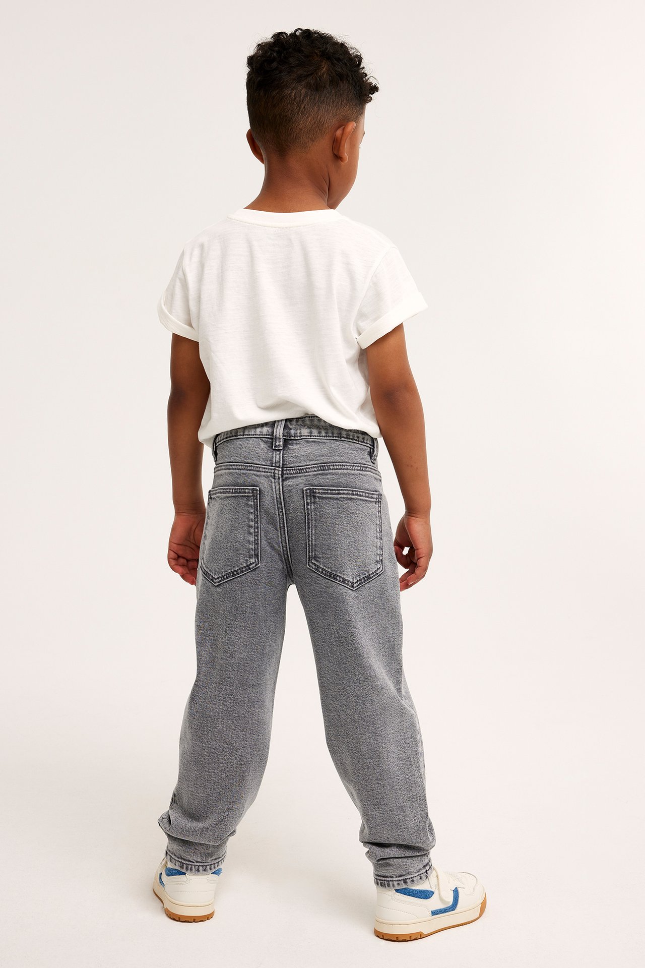 Tapered jeans - Sprany czarny dżins - 3