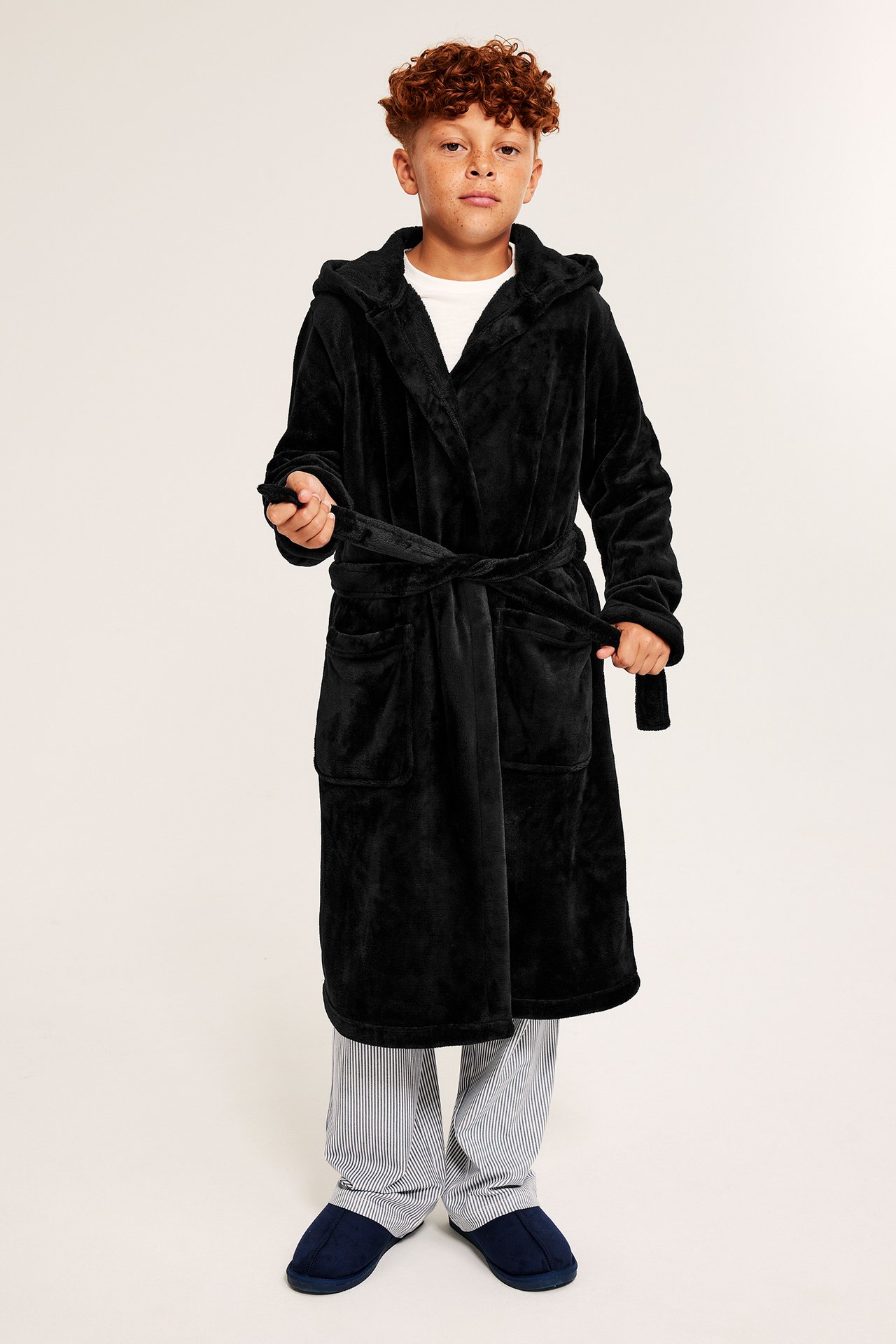 Morgonrock i fleece