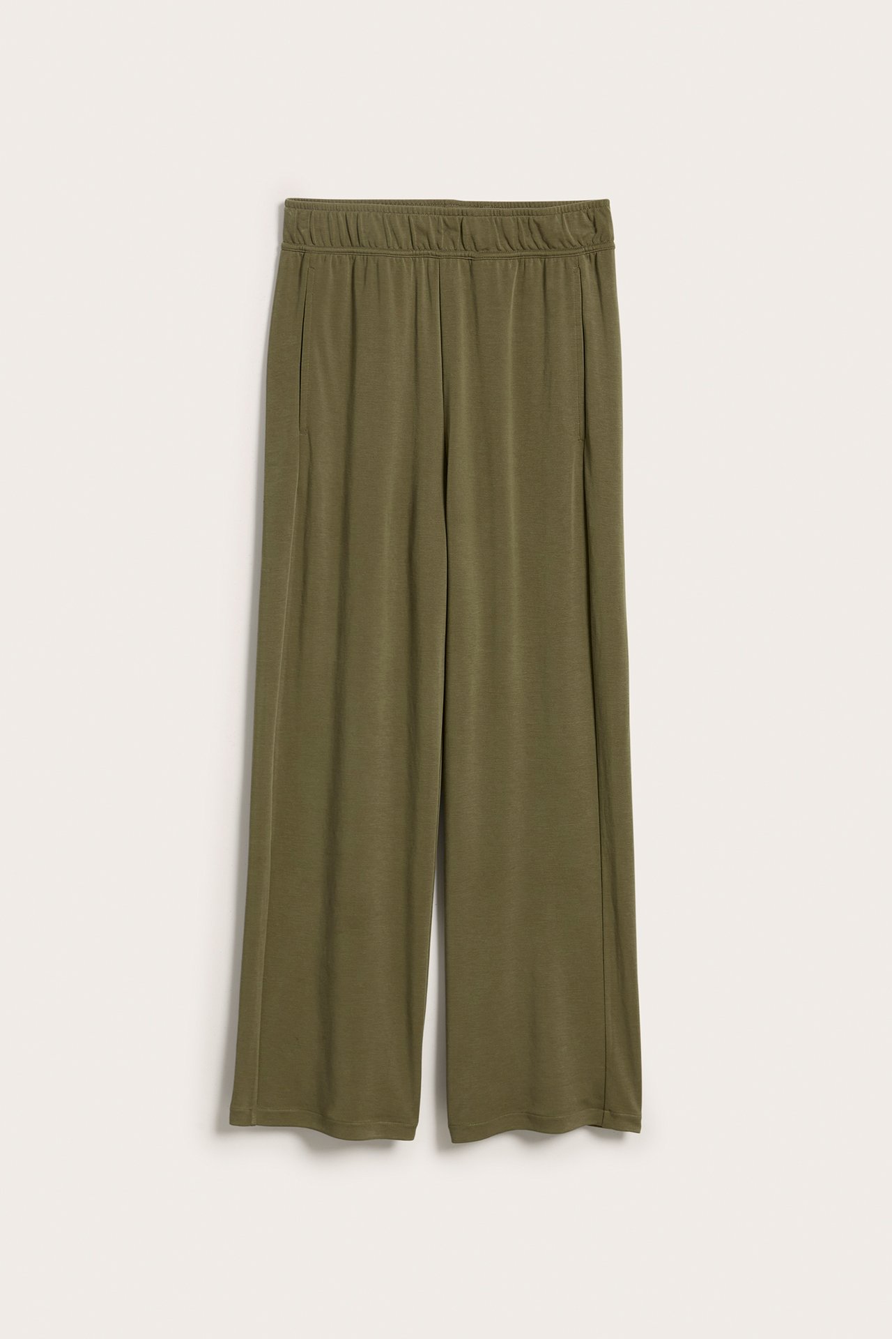 Spodnie trykotowe Loungewear - Zielony - 2