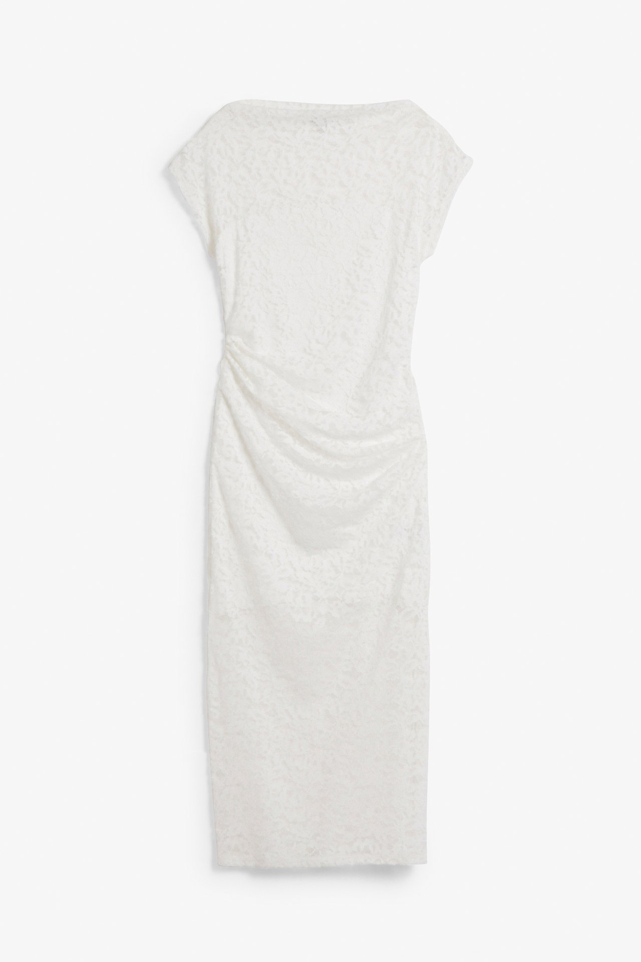 Sukienka z koronki - Offwhite - 6
