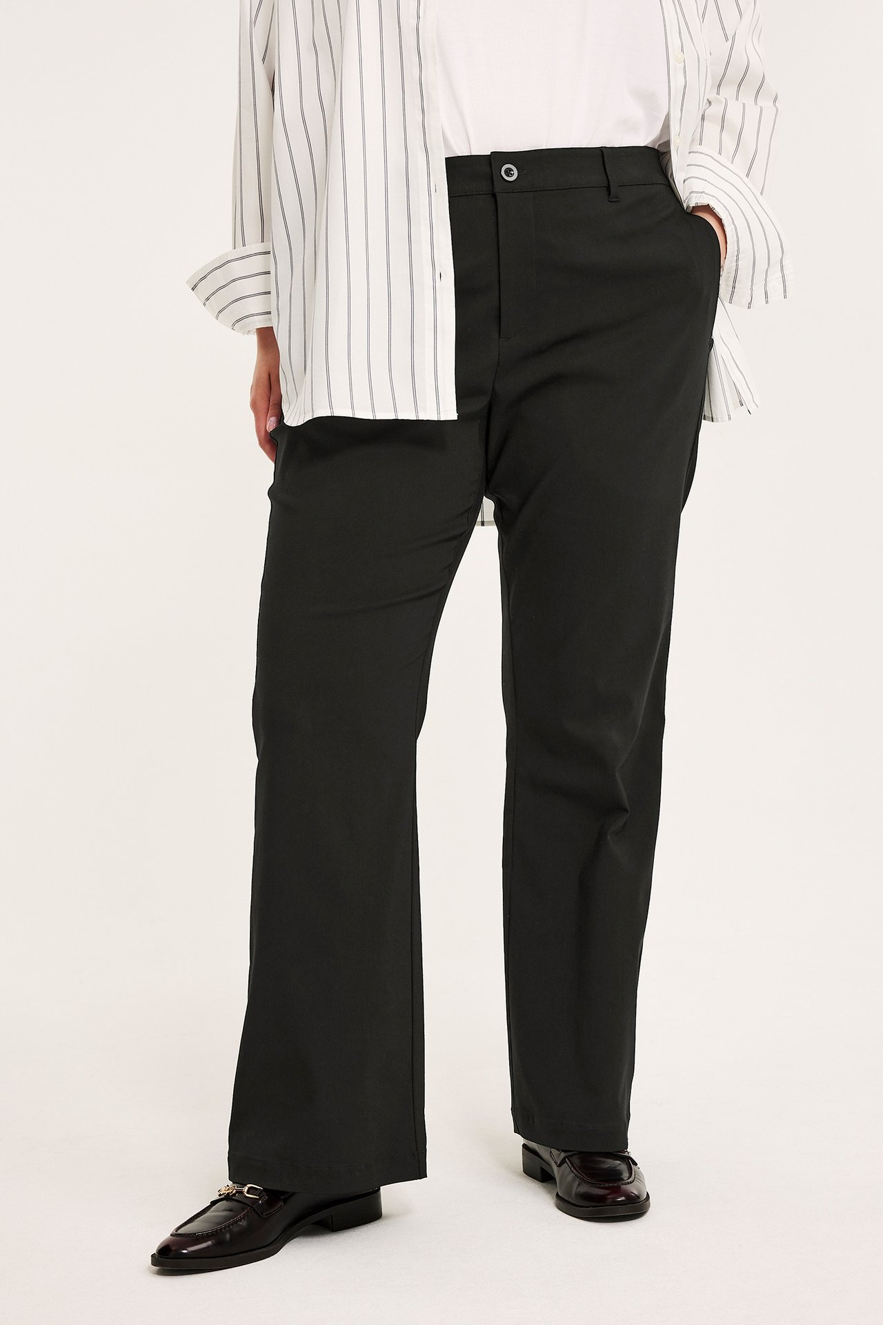 Penbukse bootcut - Svart - 5