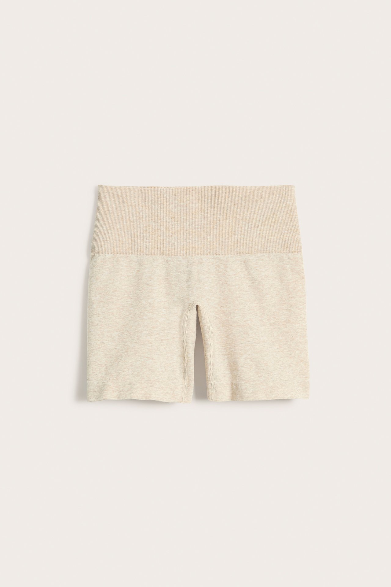 Shortstruser - Melert beige - 5