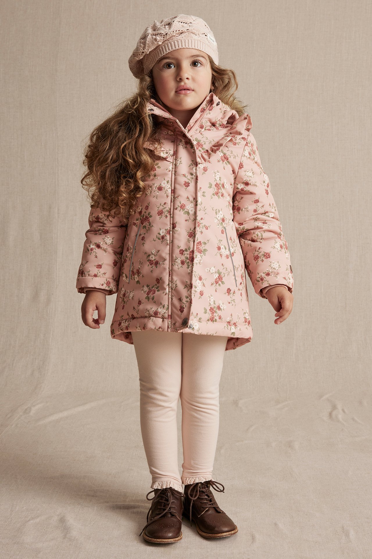 Blommig jacka - Rosa - 2