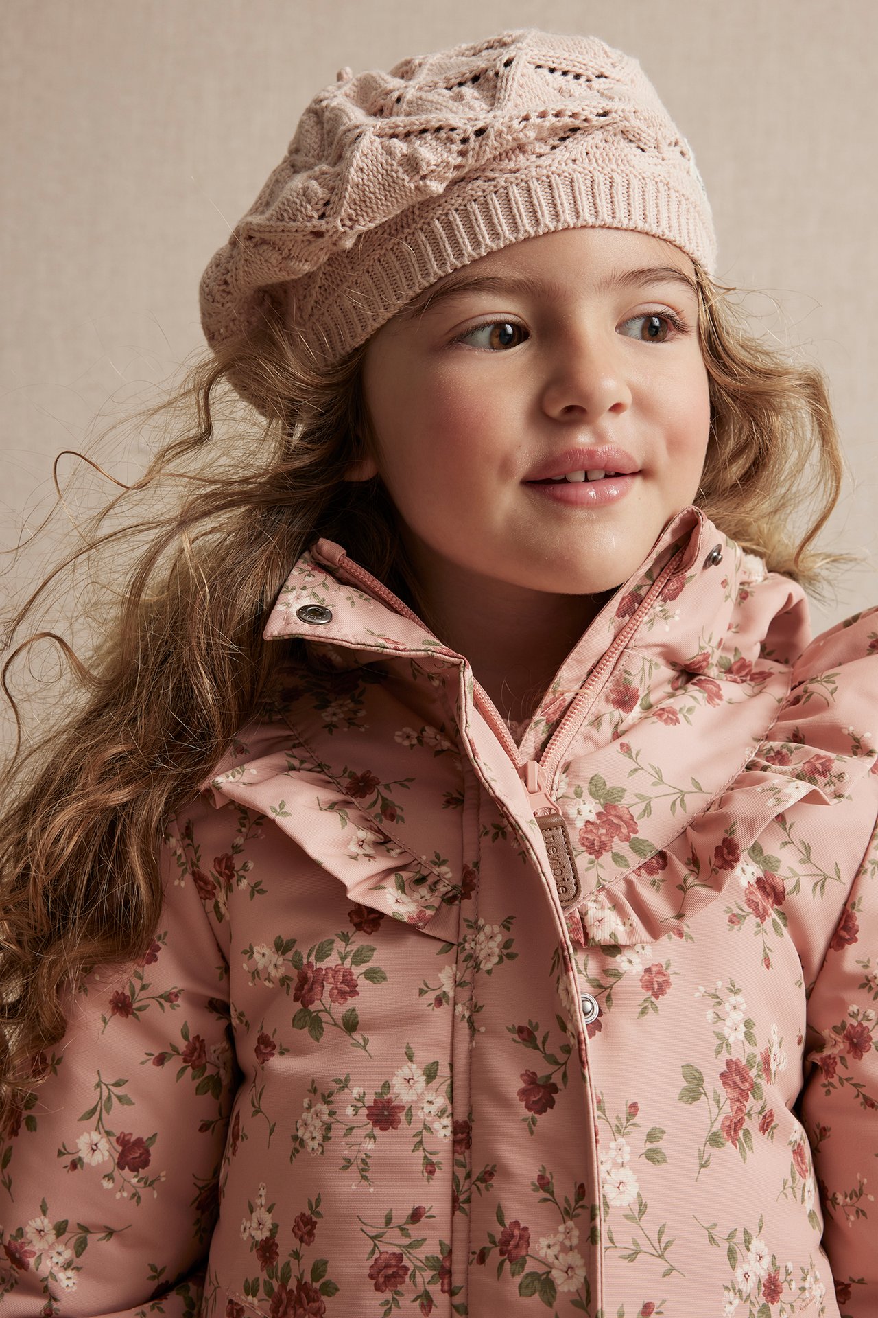 Blommig jacka - Rosa - 4