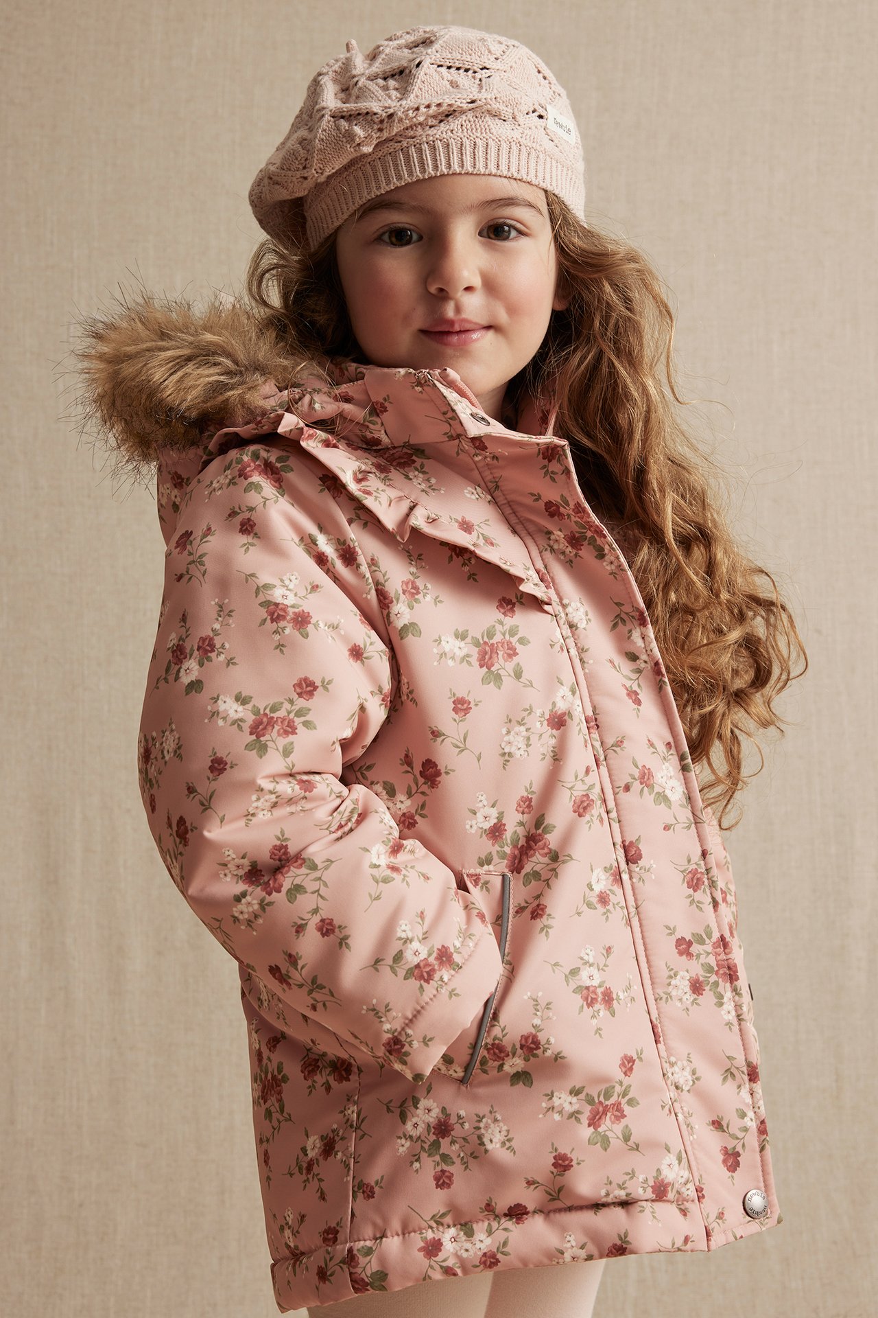 Blommig jacka - Rosa - 5