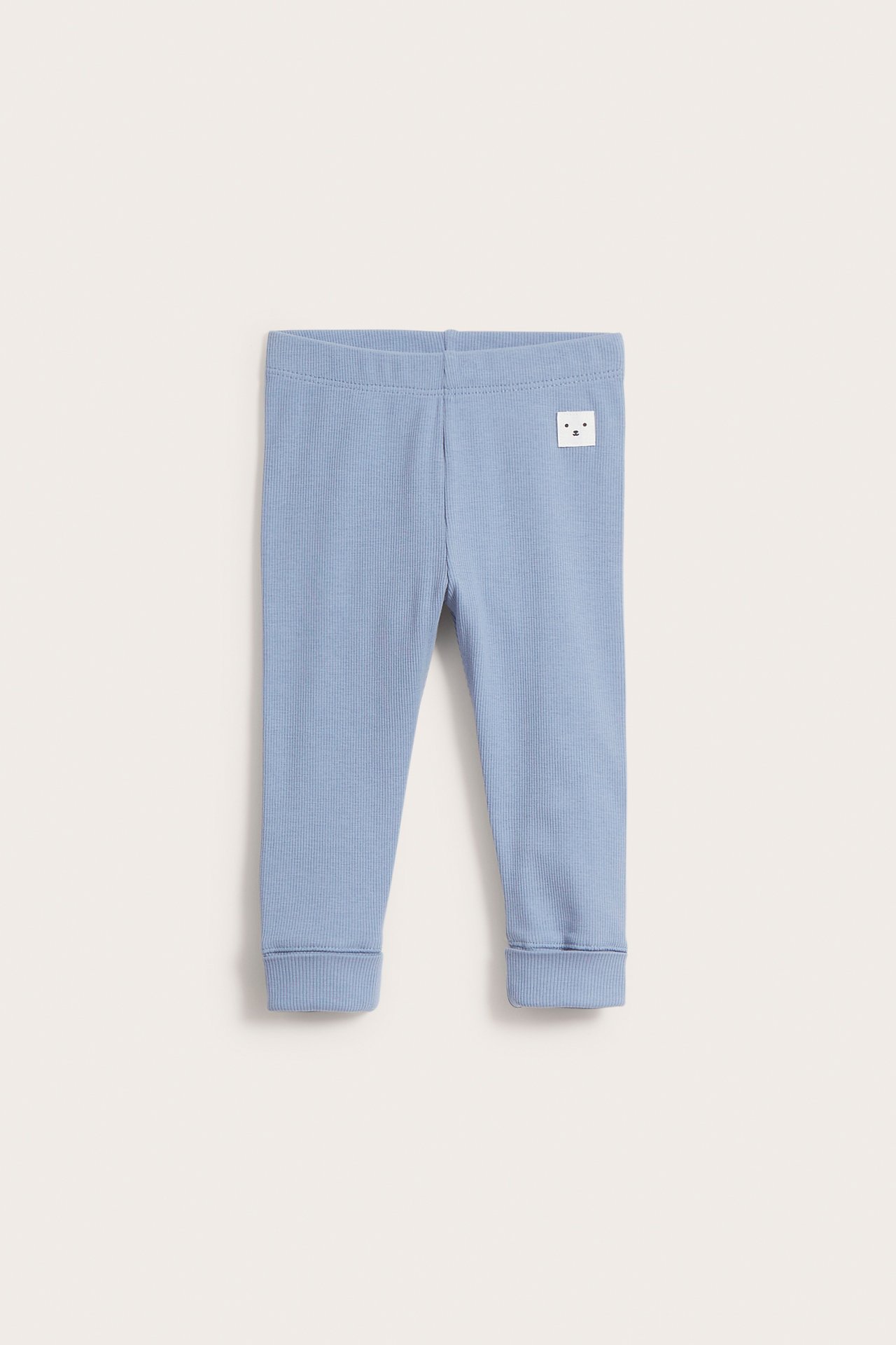 Ribbade leggings - Blå - 6