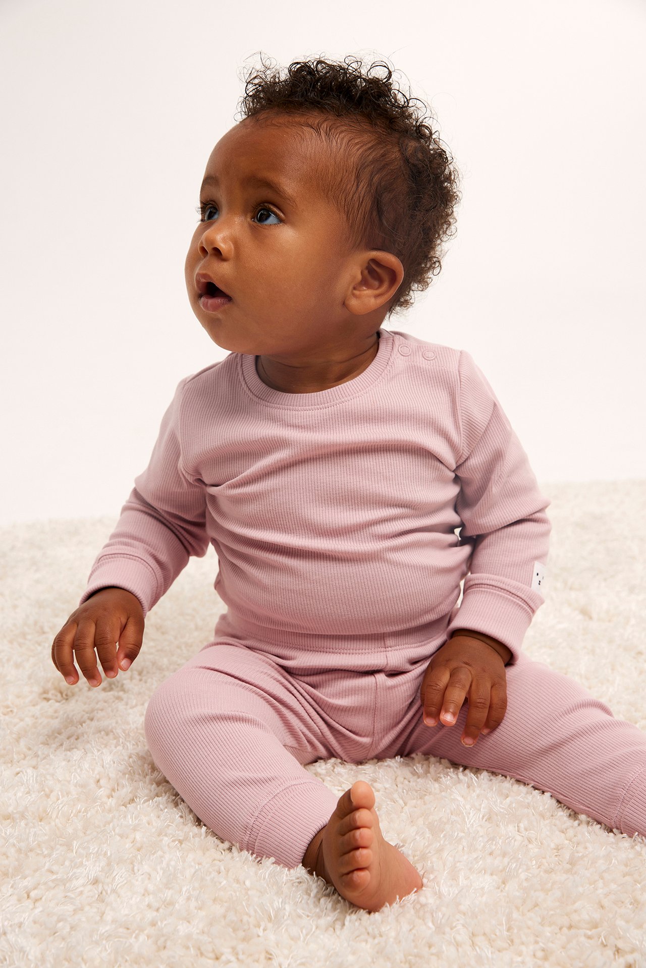 Ribbade leggings - Rosa - 3