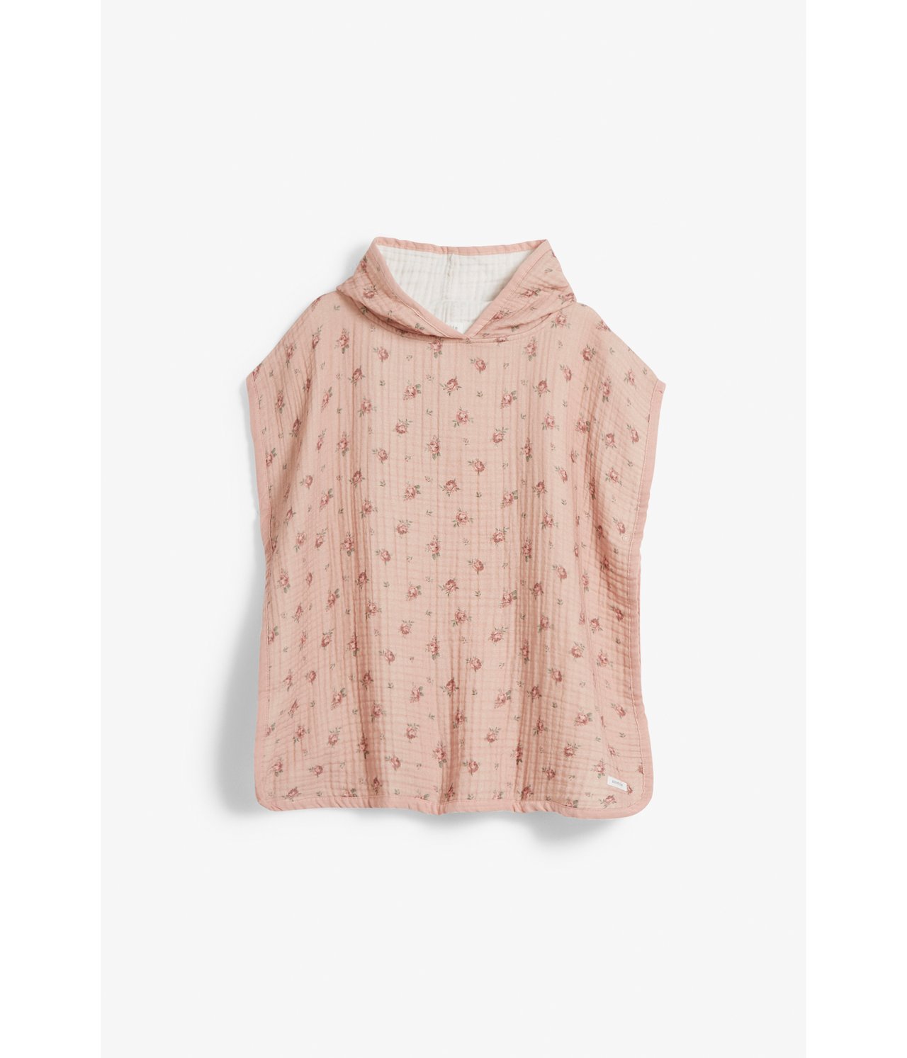 Blomstrete badeponcho Rosa - ONE SIZE - 2