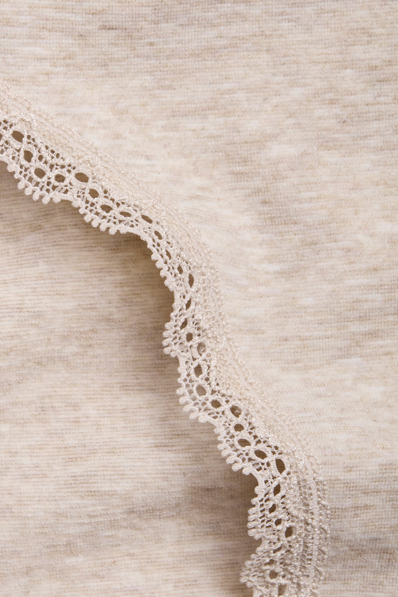 Seamless brieftruse - Melert beige - 4