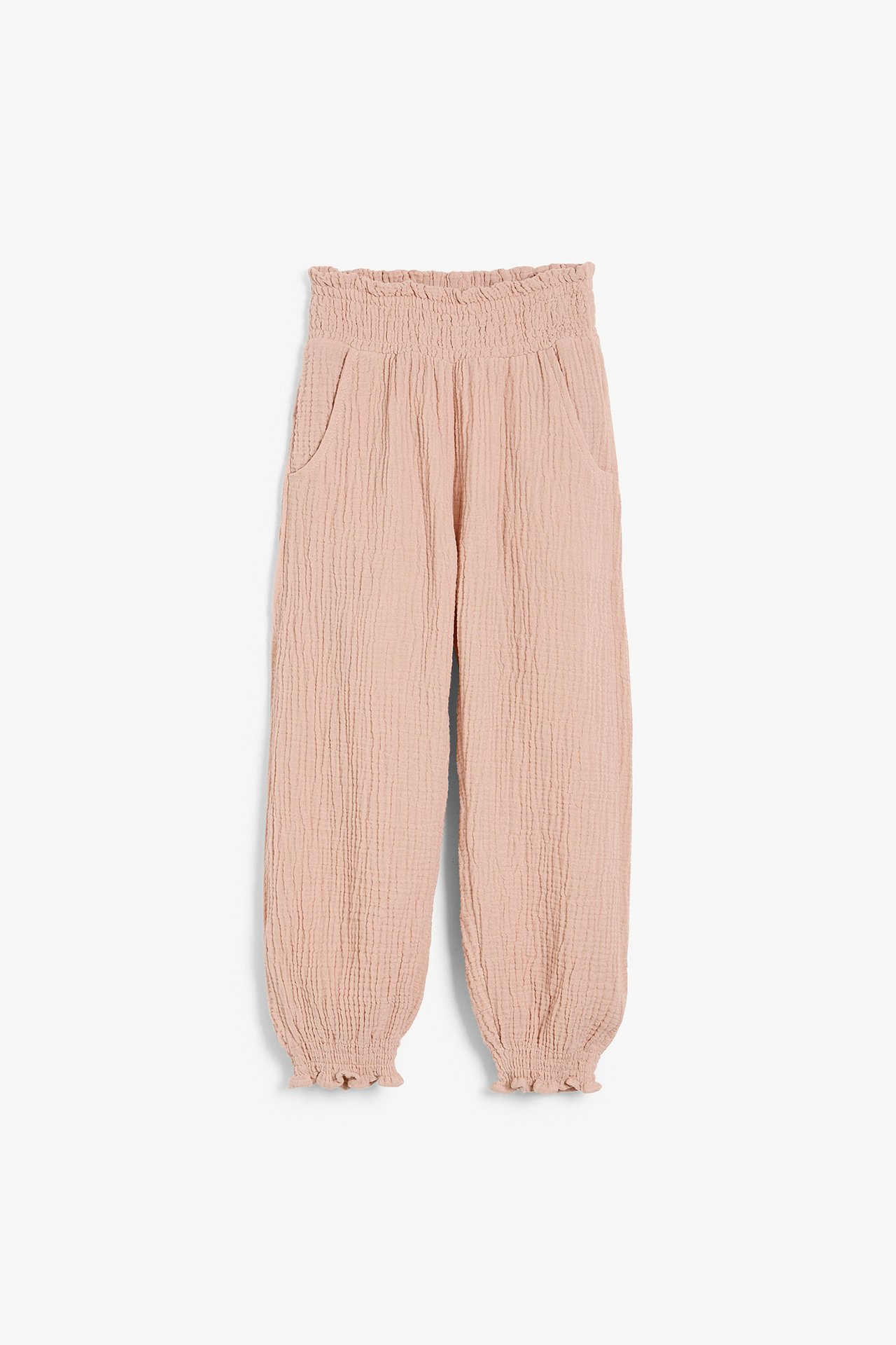 Bufiaste spodnie z tkaniny - Różowy - 2