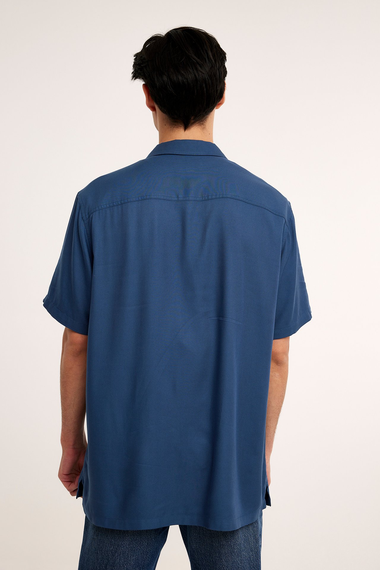 Koszula z krótkimi rękawami - Ciemnoniebieski - 3