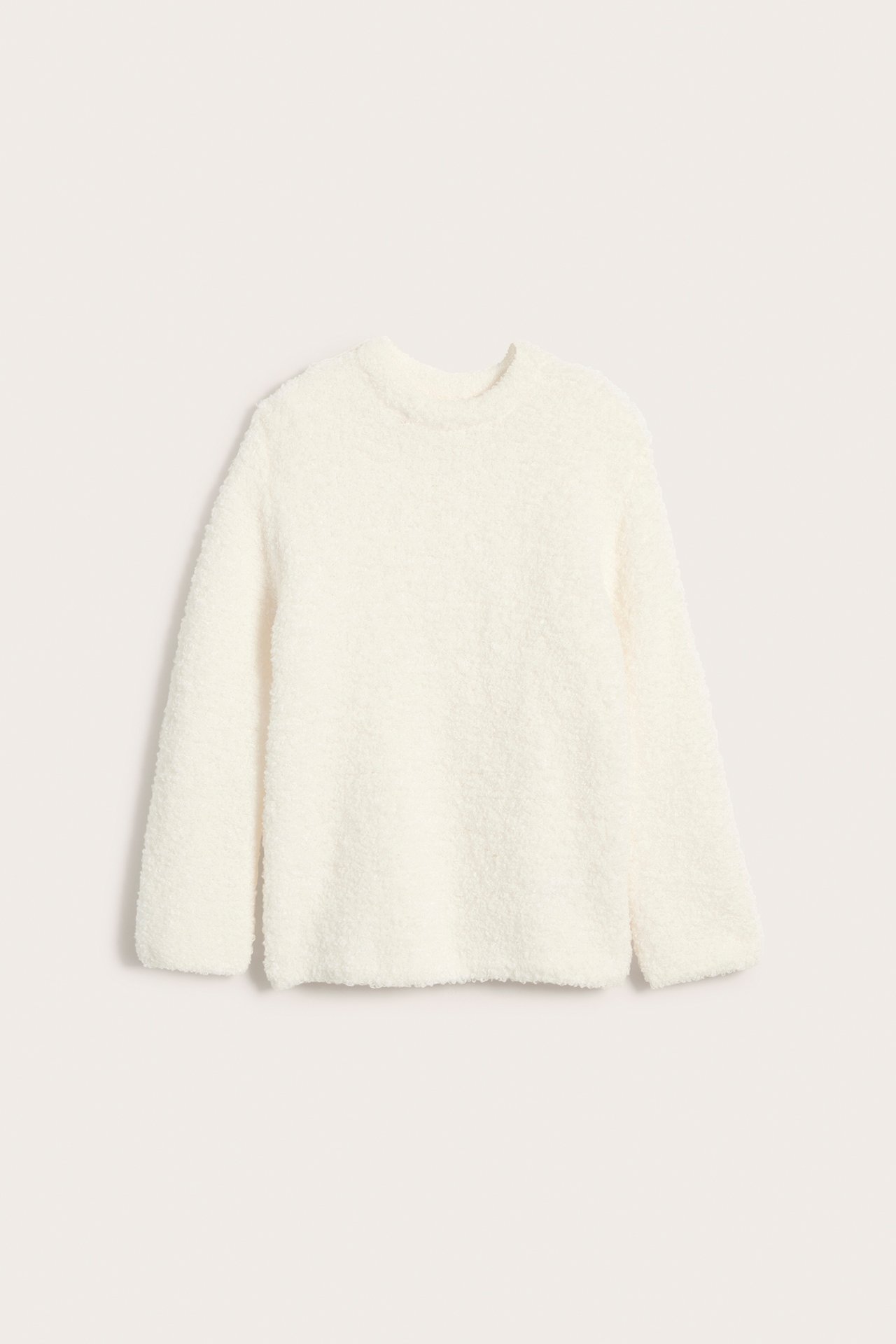 Stickad tröja - Offwhite - 7
