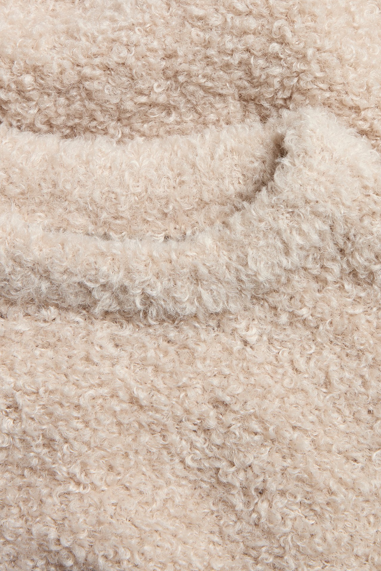 Dzianinowy sweter - Beżowy - 7