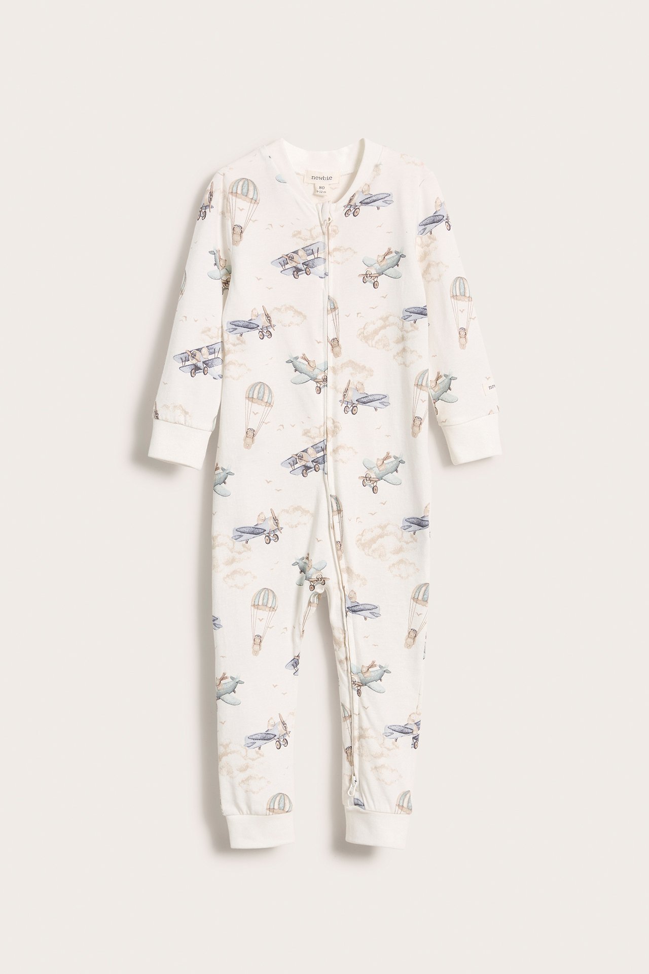 Mønstret pyjamas baby - Offwhite - 2