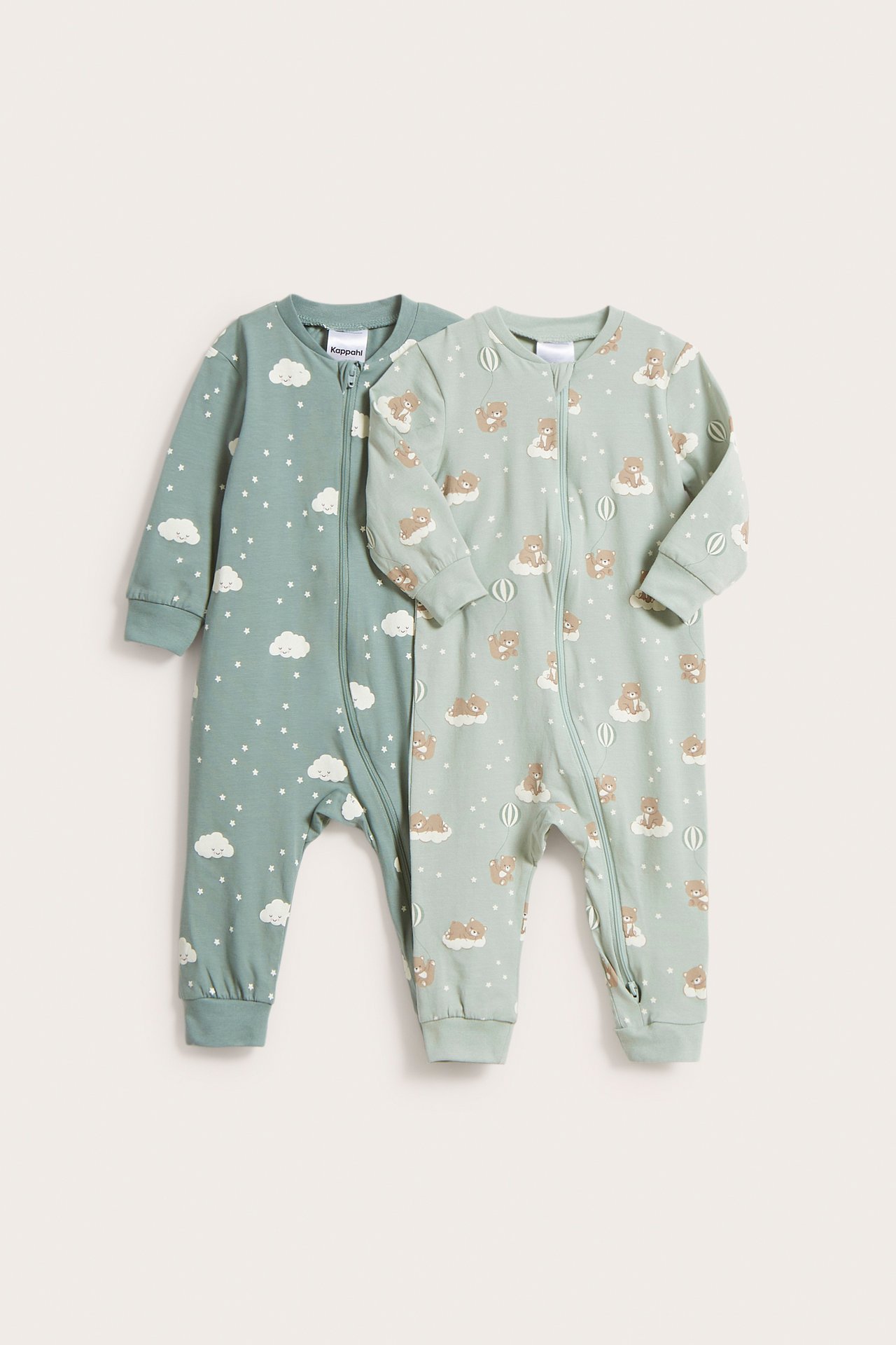 Piżama dla niemowląt - Jasnozielony - 2