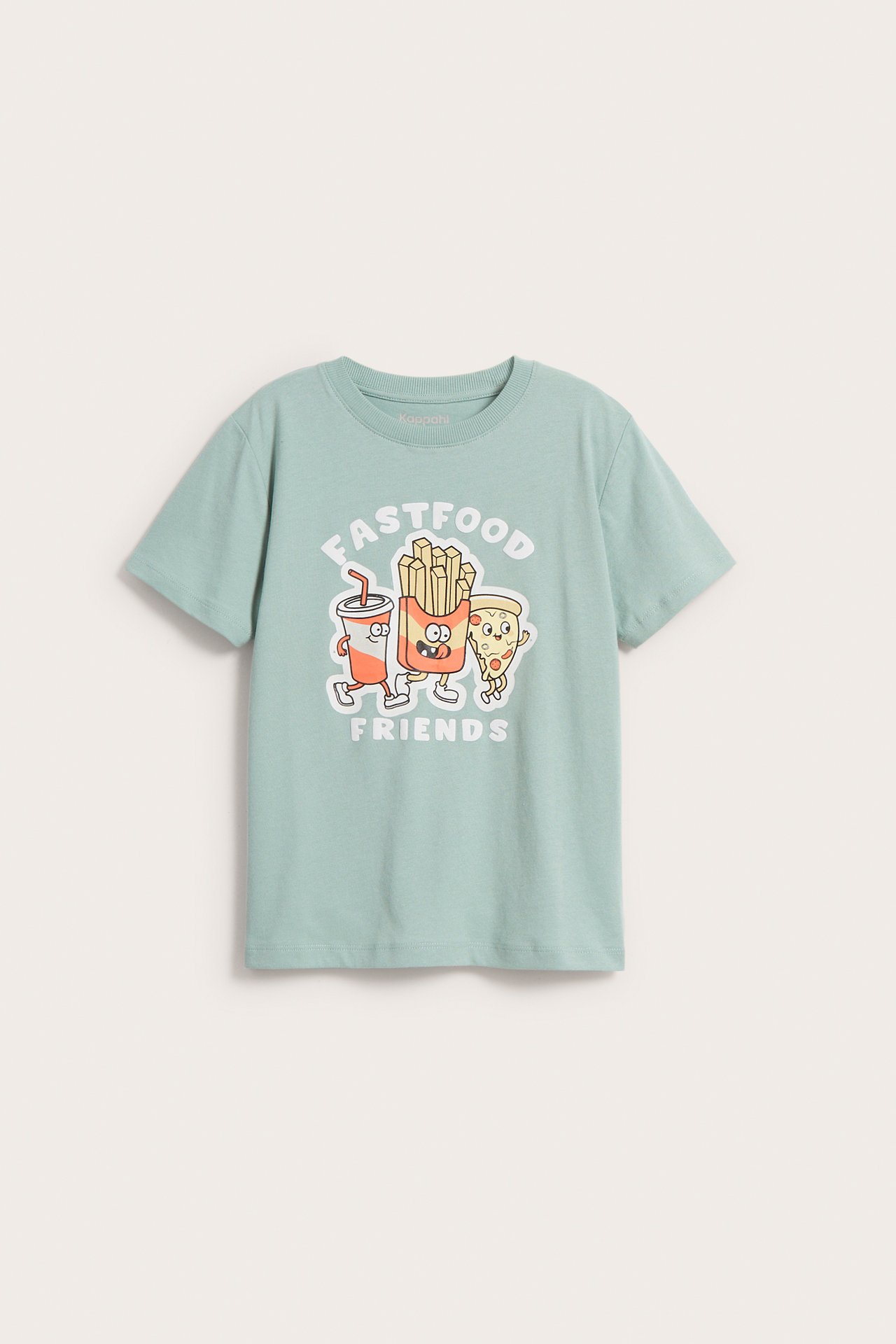T-shirt z nadrukiem - Turkusowy - 2