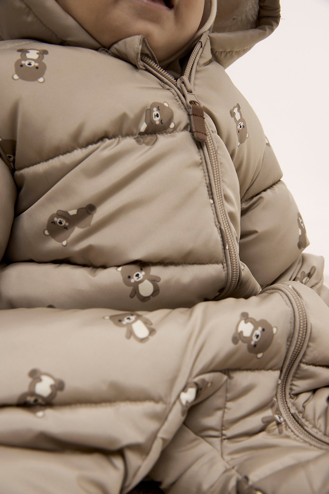 Vinterheldress til baby - Beige - 3