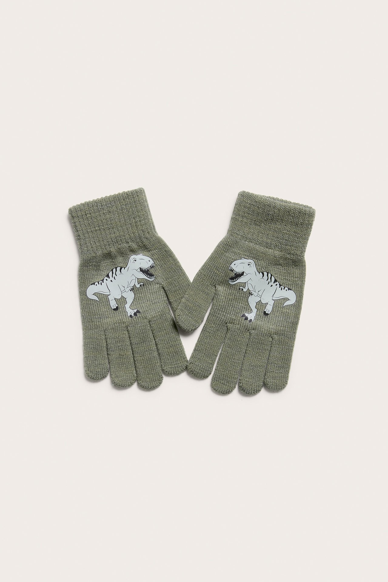 Rękawiczki pięciopalczaste w dinozaury