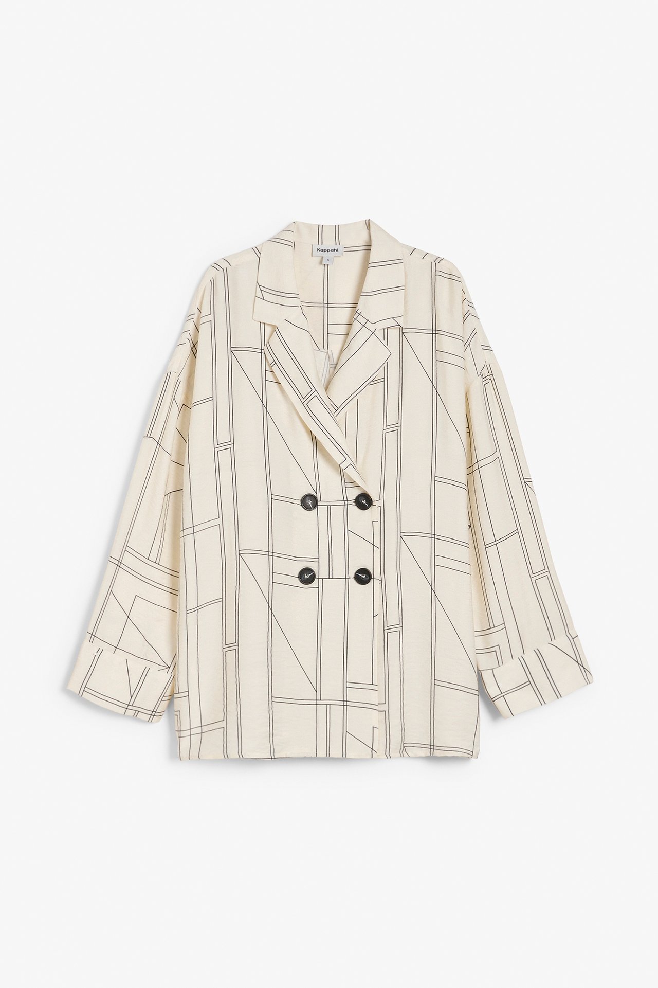 Mönstrad skjorta - Offwhite - 7
