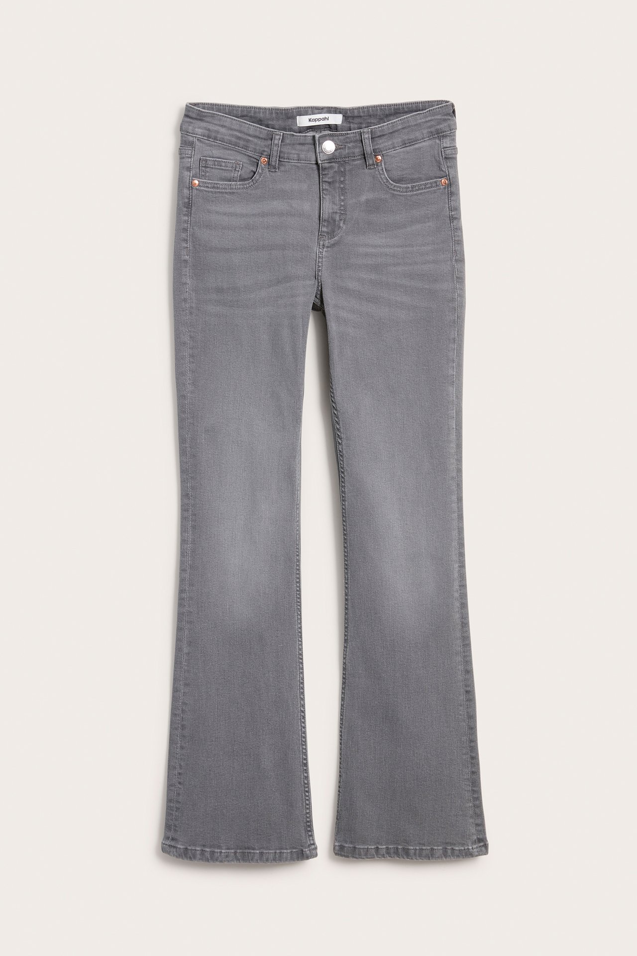 Jeans bootcut - Silvergrå - 6