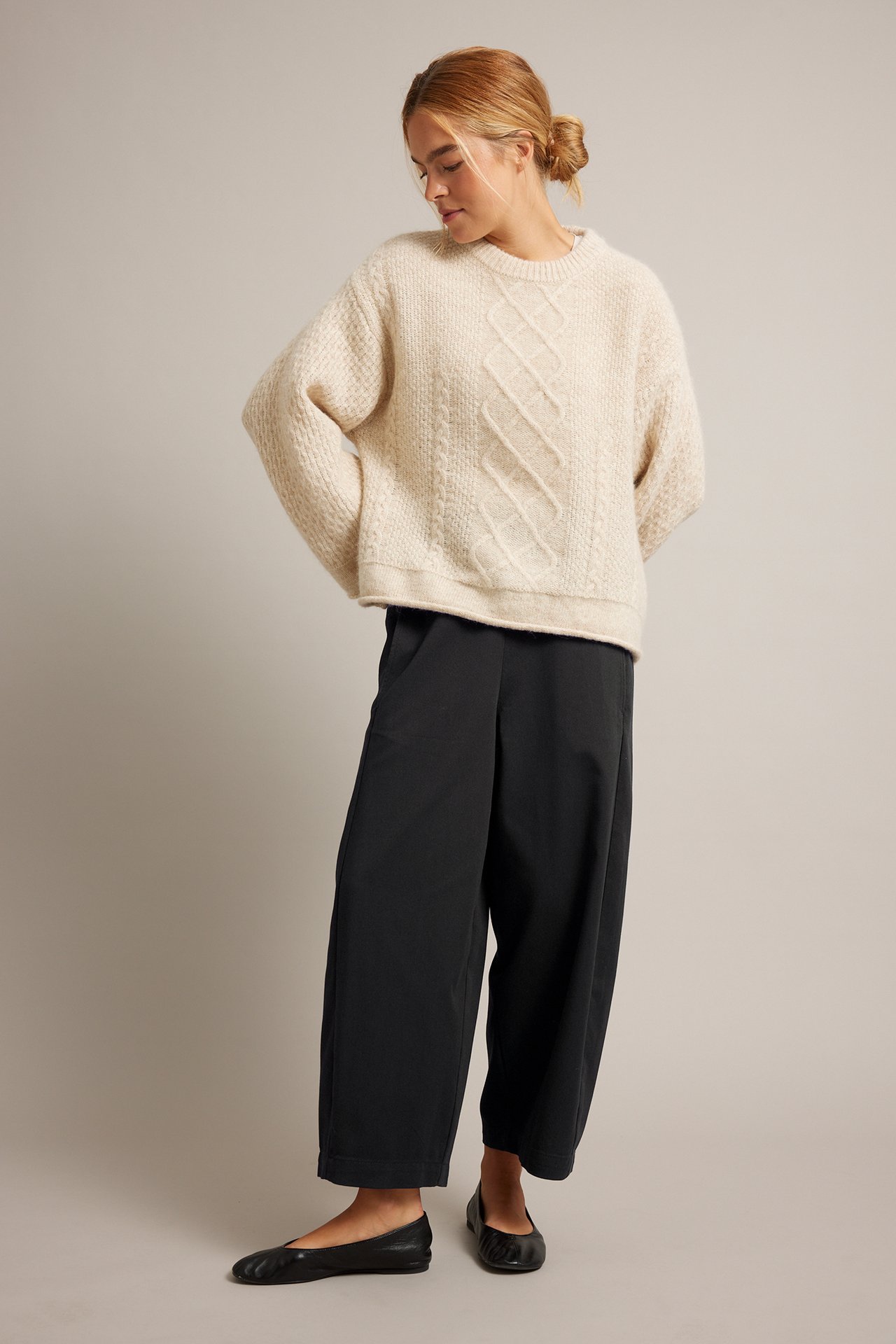 Pull on -housut barrel fit