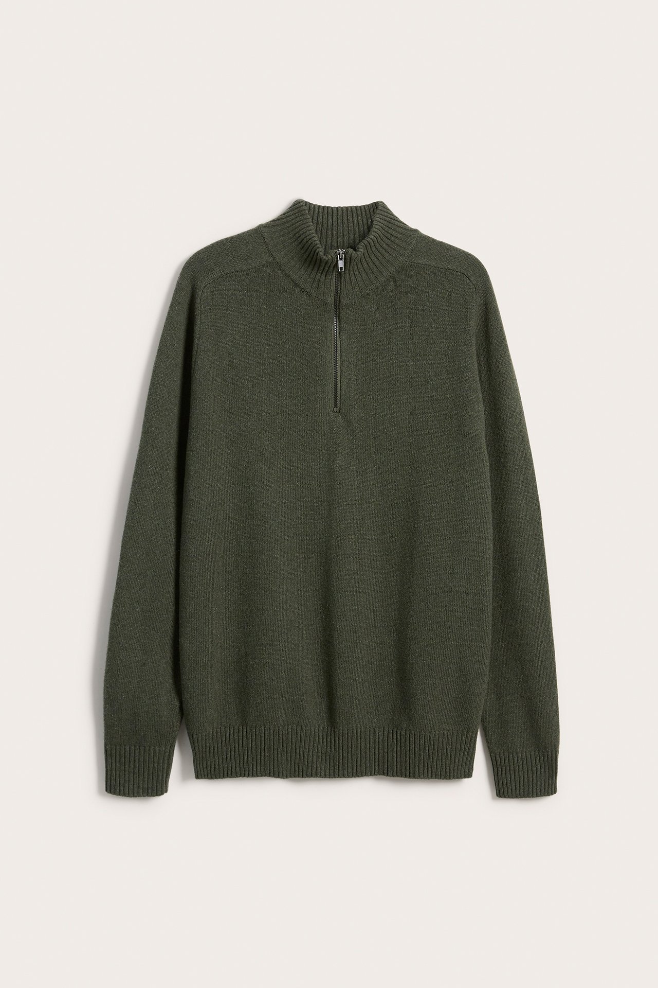Half-zip-pusero - Vihreä - 5