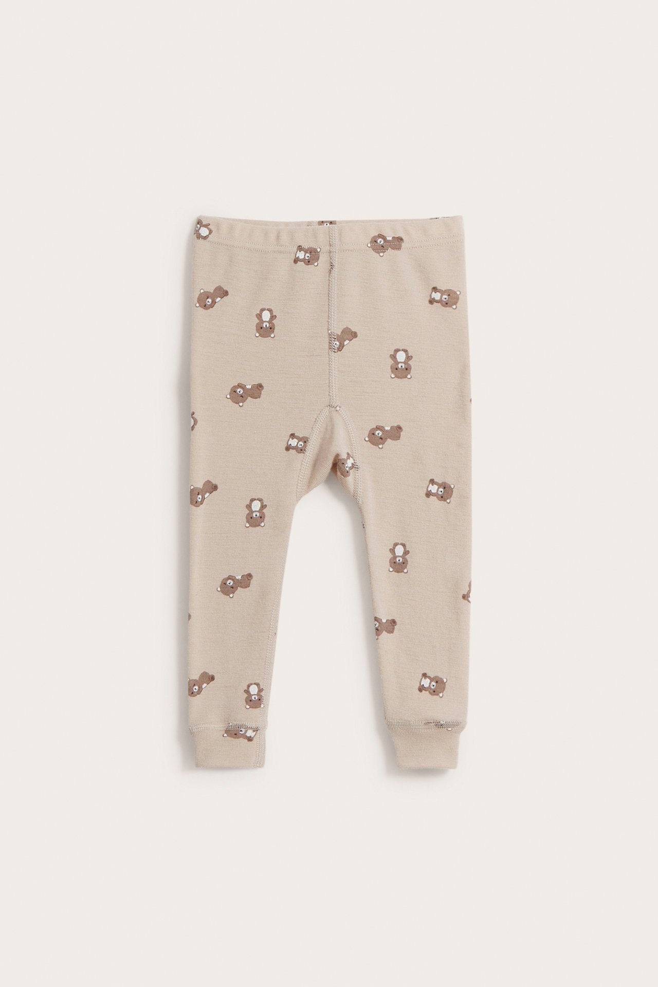 Alushousut merinovillaa - Beige - 6
