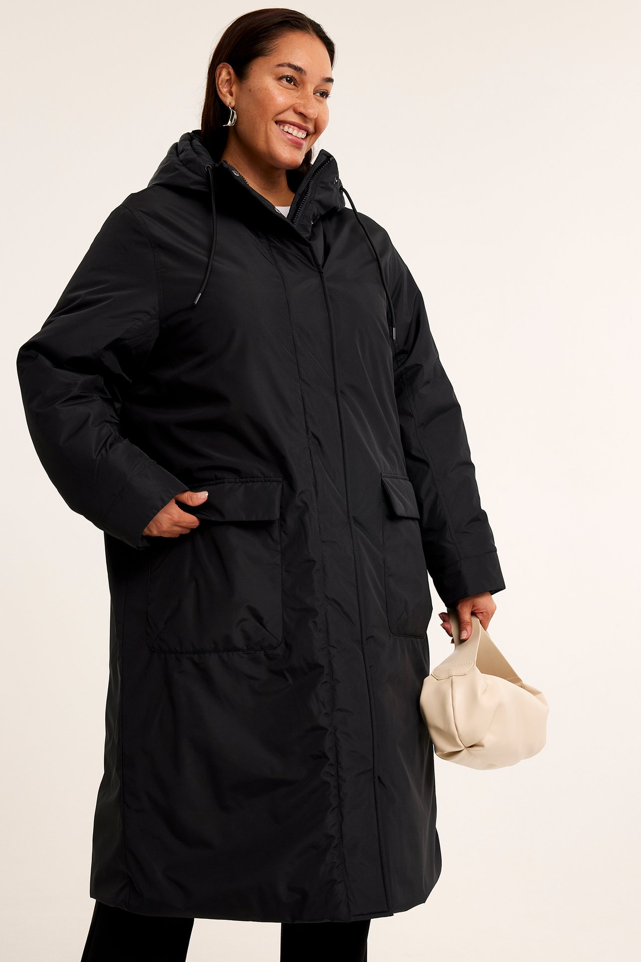 Varmfodrad parkas - Svart - 173cm / Storlek: XL - 6