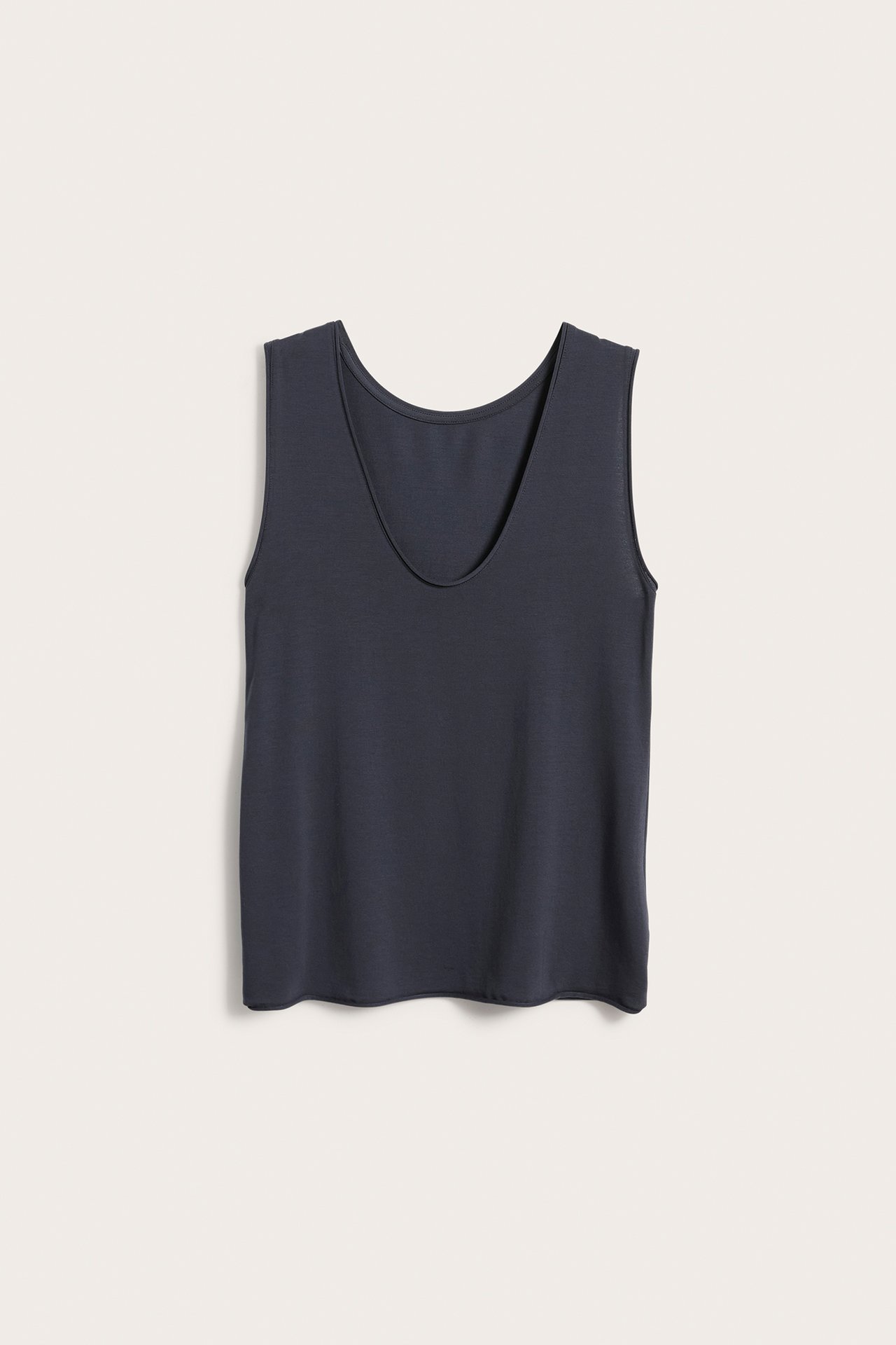 Singlet med vendbar halsutringning - Mørkeblå - 5