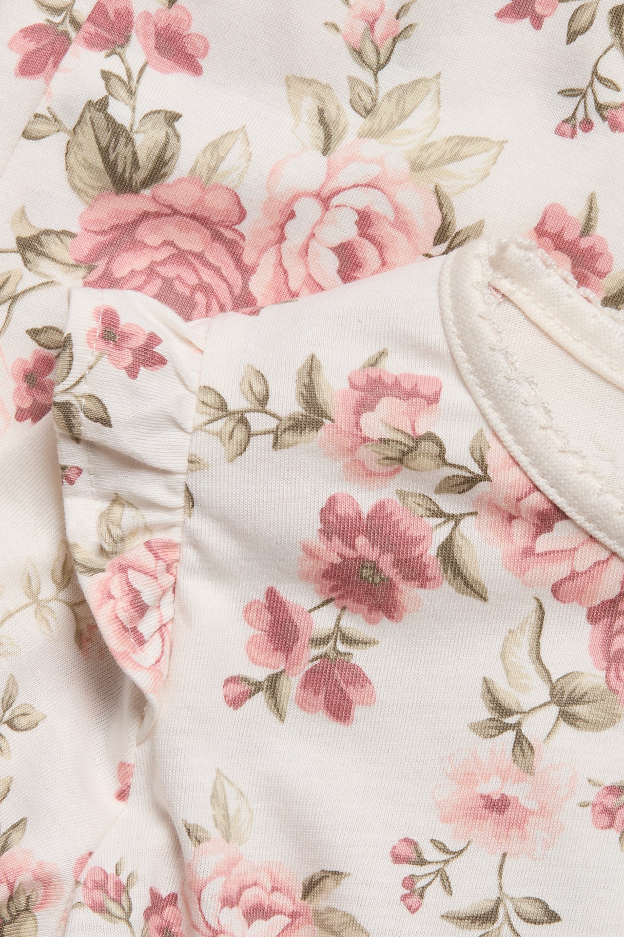 Mönstrad pyjamas - Offwhite - 1