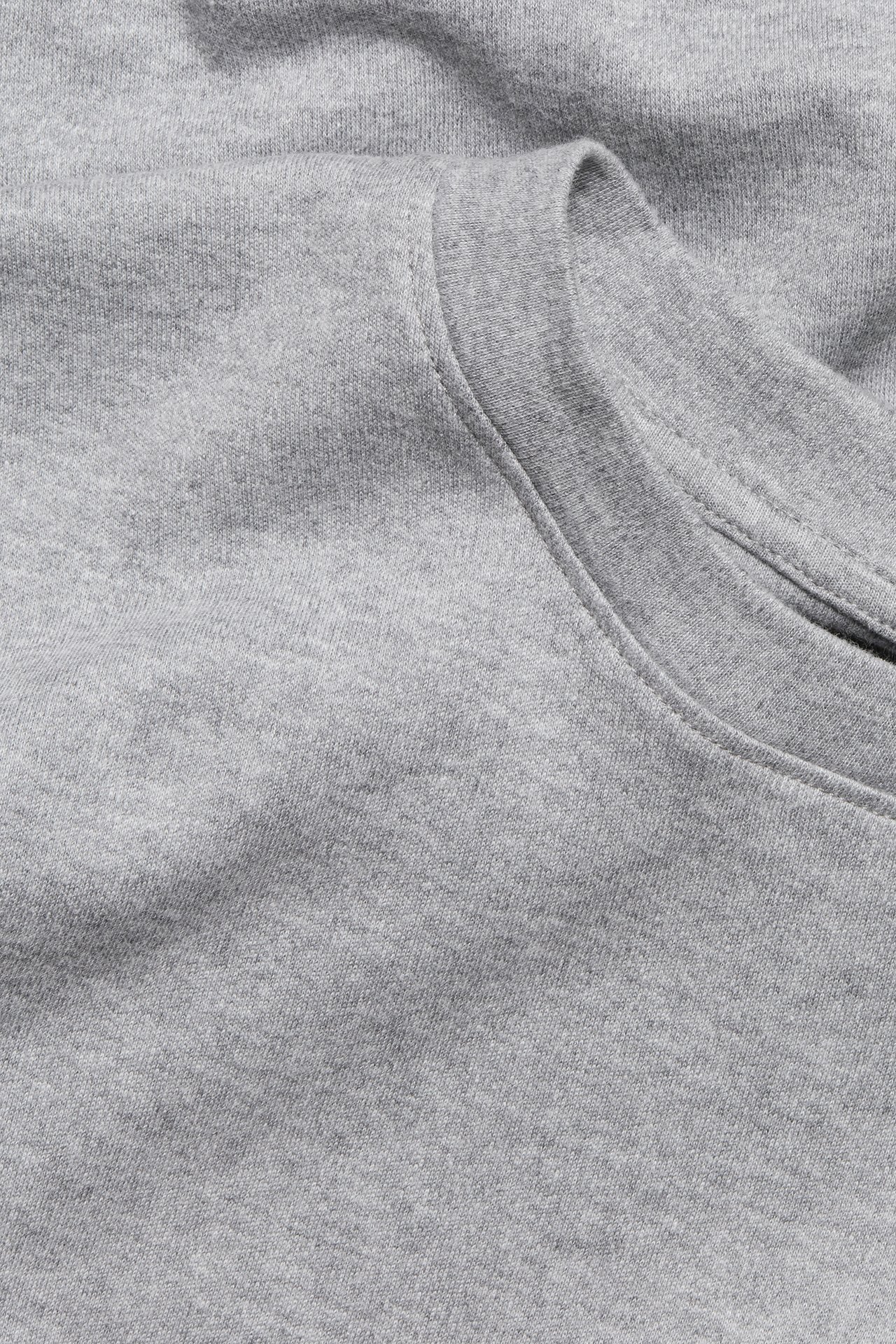 T-shirt z długim rękawem, z bawełny - Szary melanż - 4