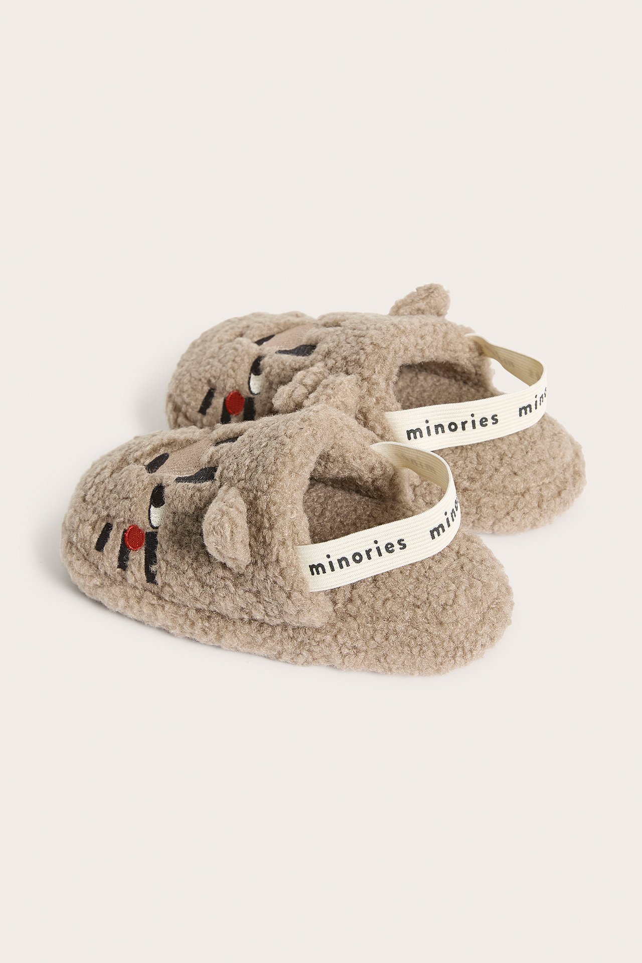 Tofflor i pilé - Beige - 2