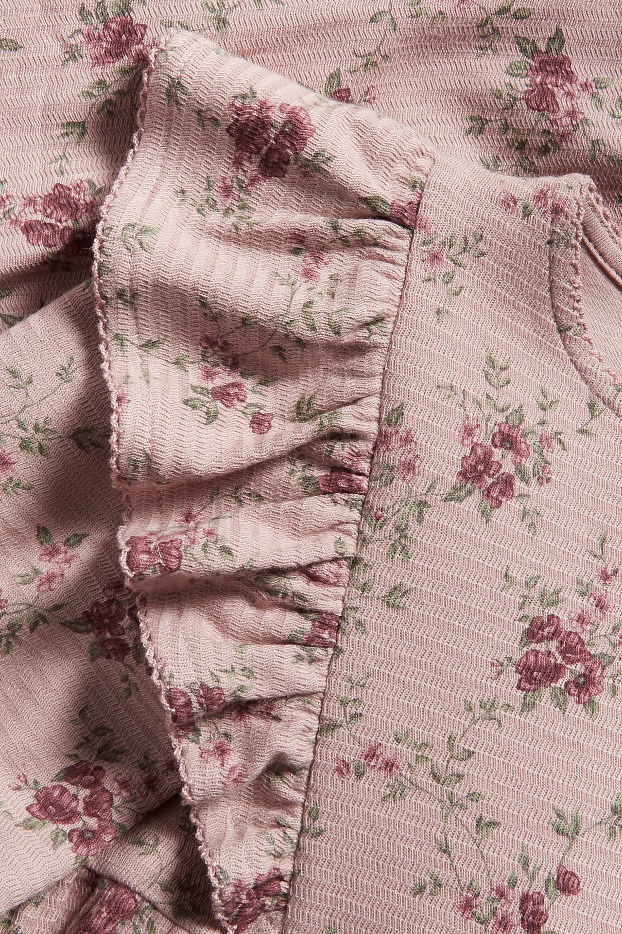 Kukkakuvioinen mekko - Pinkki - 5