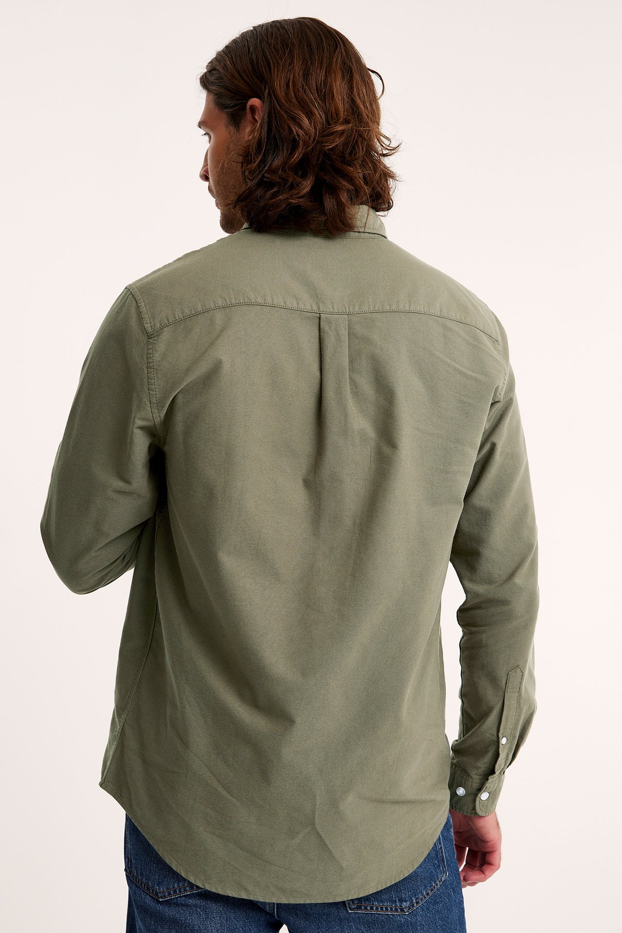 Oxfordpaita regular fit - Vihreä - 4