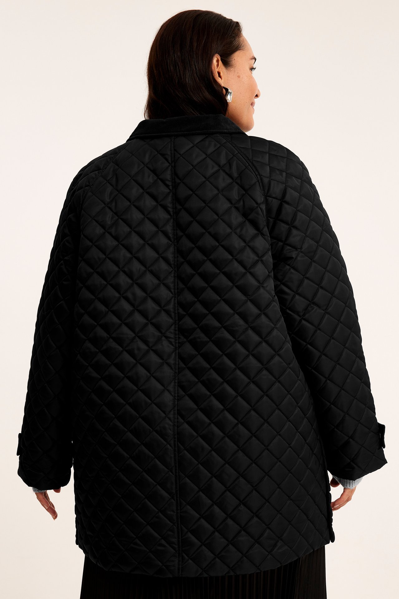 Quiltad jacka - Svart - 173cm / Storlek: XL - 5