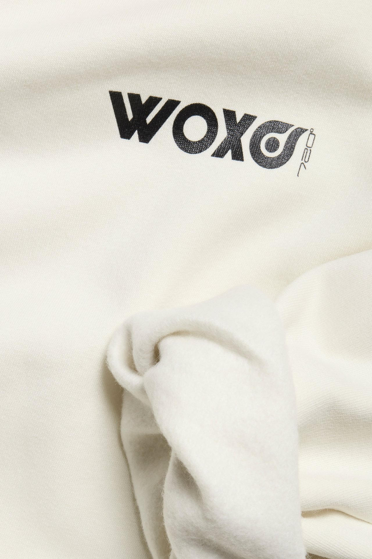 Bluza z kapturem, z nadrukiem na plecach - Offwhite - 5