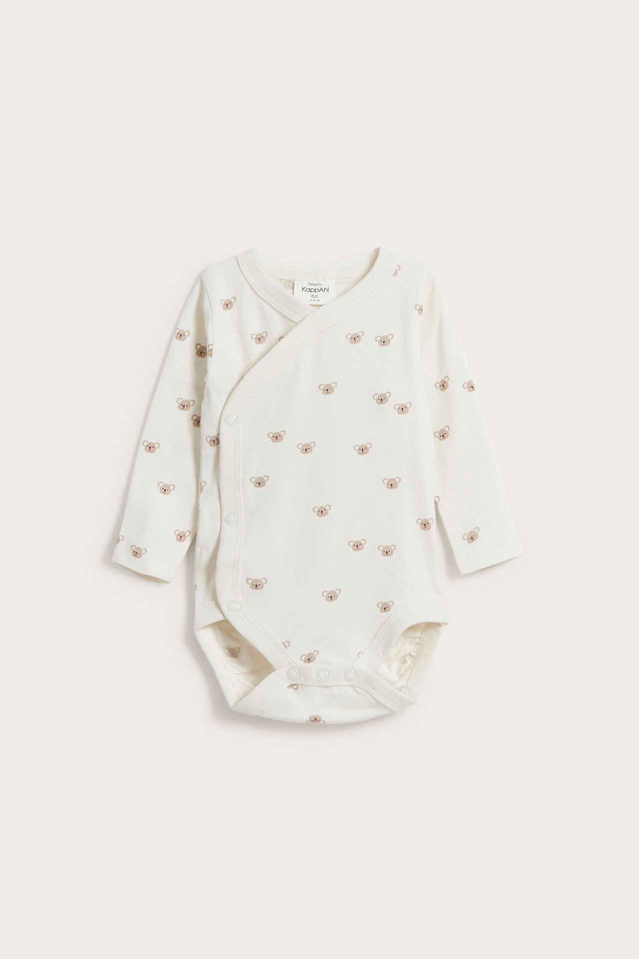 Mønstret body baby - Offwhite - 5