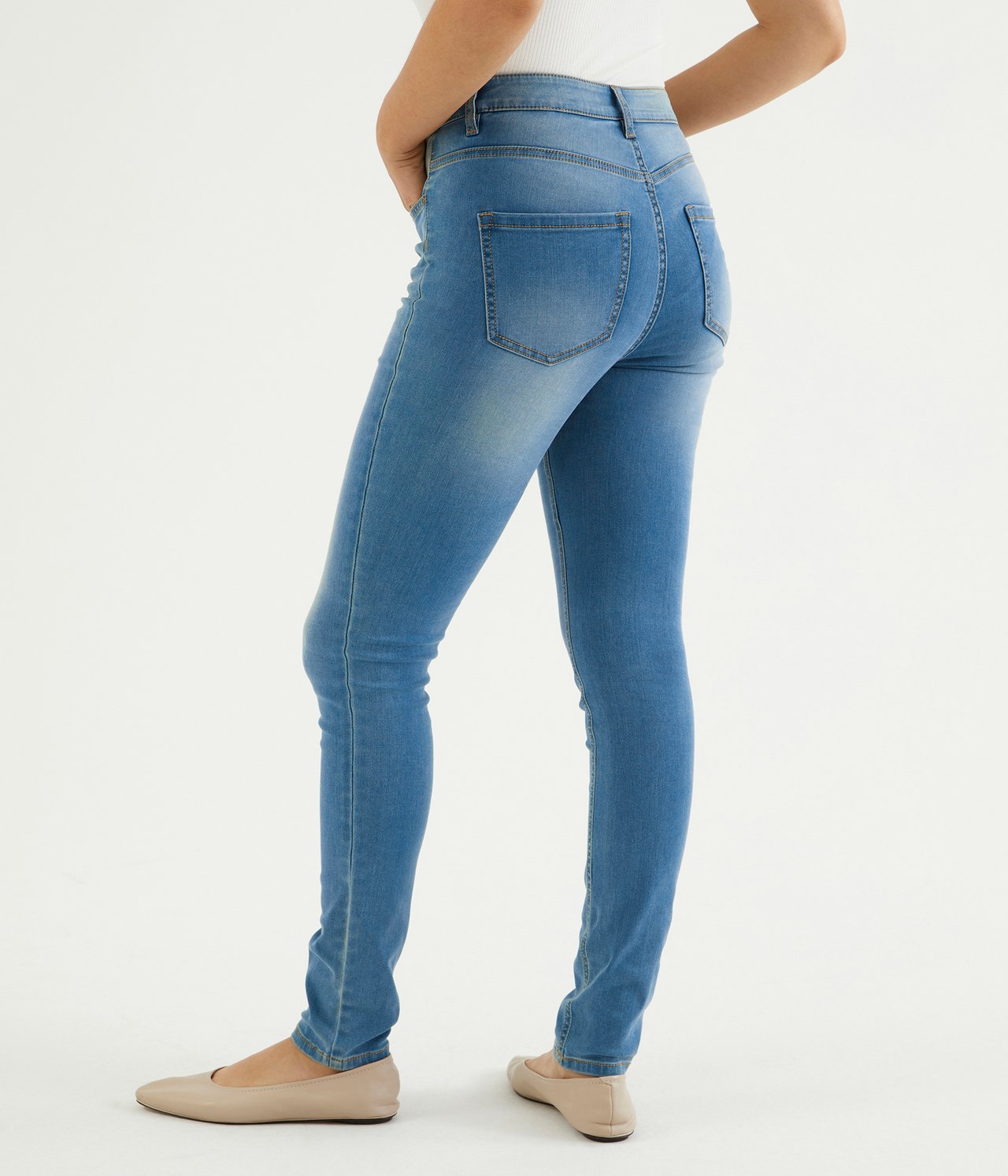 Super Slim Jeans High Waist - Denimi - 174cm / Storlek: 38 - 4