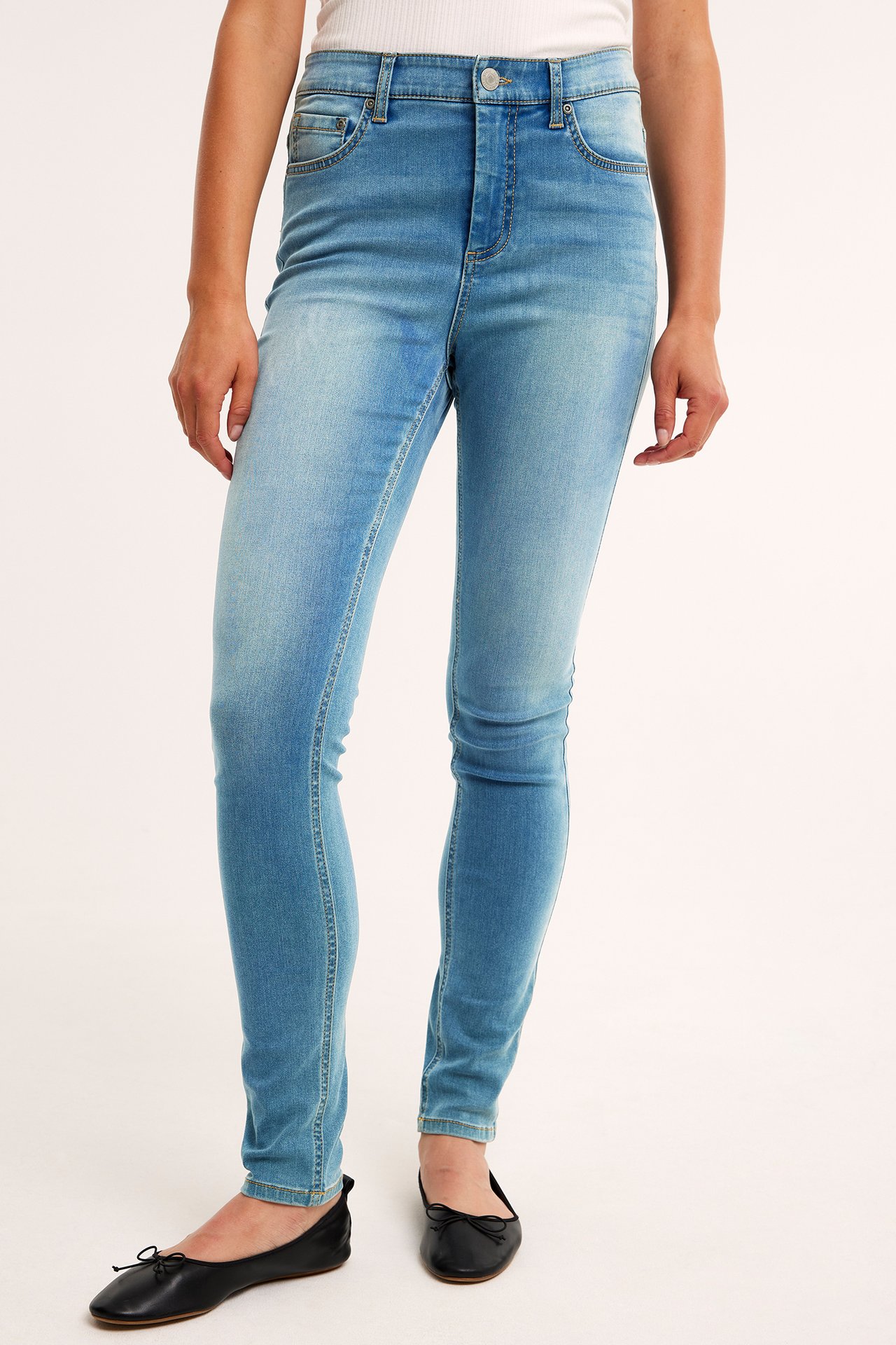 Super Slim Jeans High Waist - Denim - 4