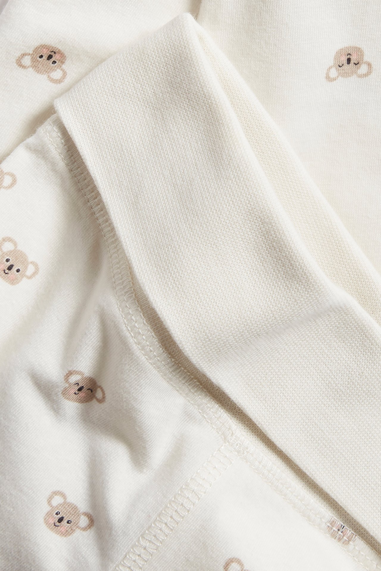 Mönstrade leggings baby - Offwhite - 4