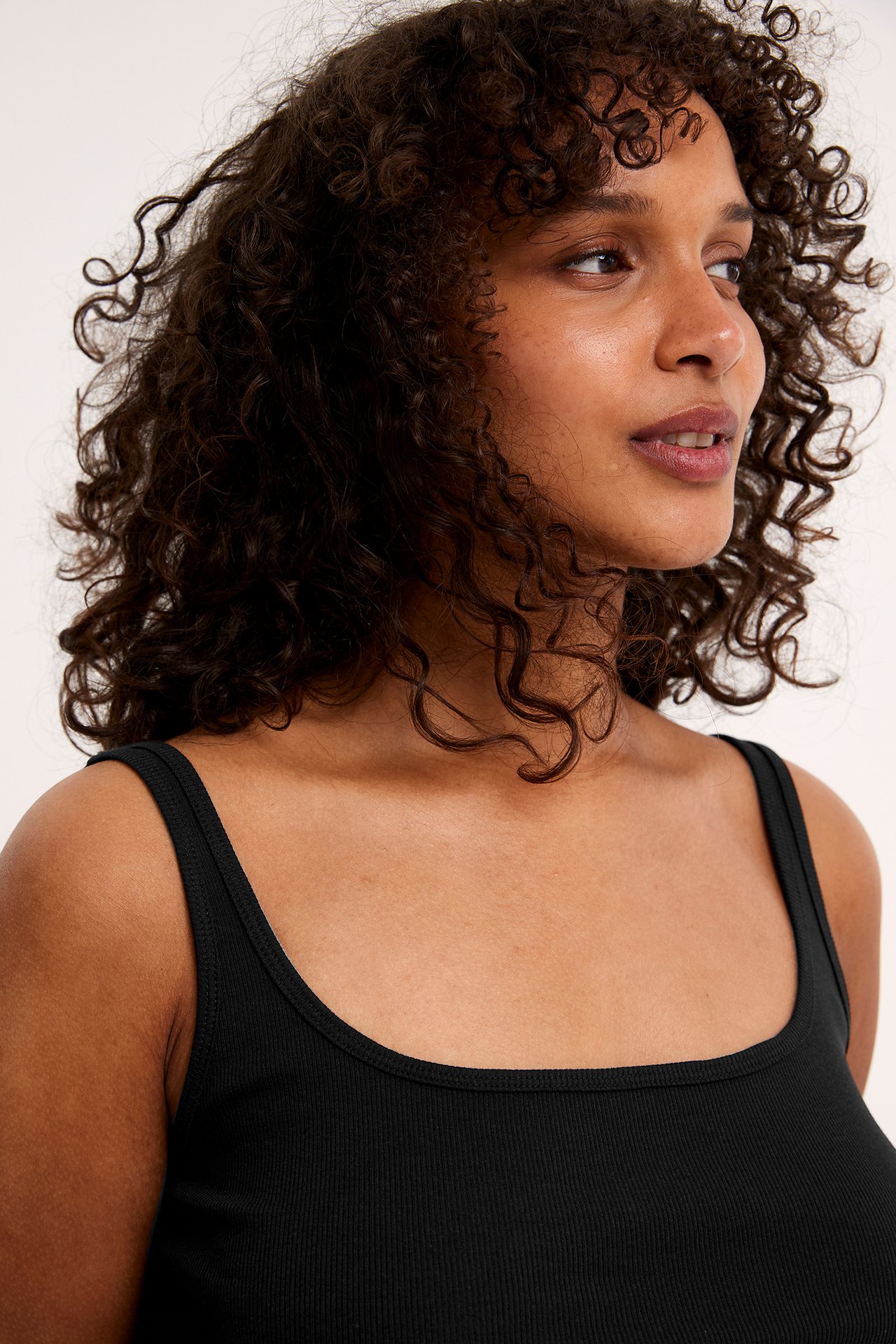 Ribbat Linne Svart Dam Kappahl ribbat-linne-svart-dam-kappahl