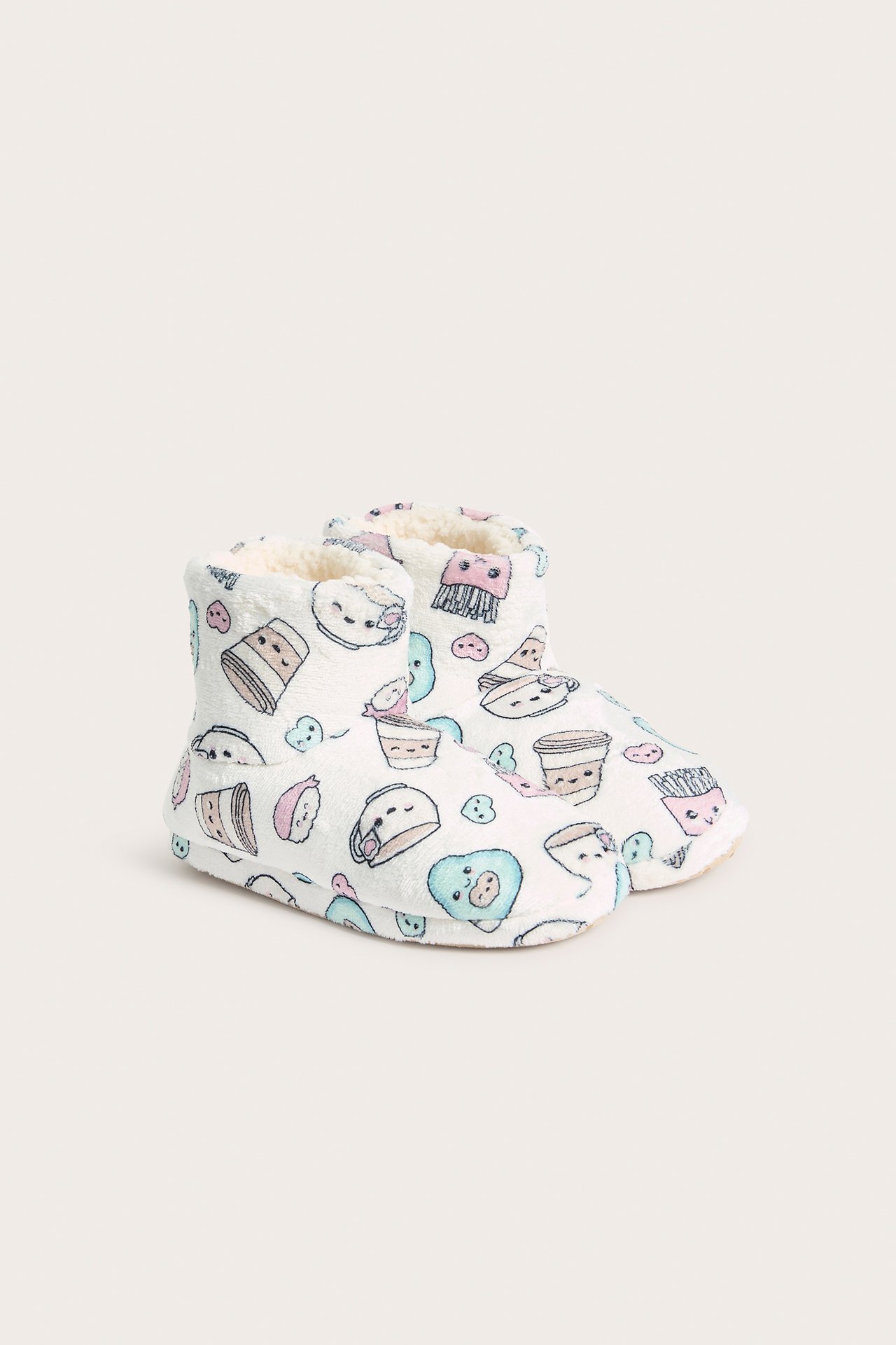 Kapcie - Offwhite - 2