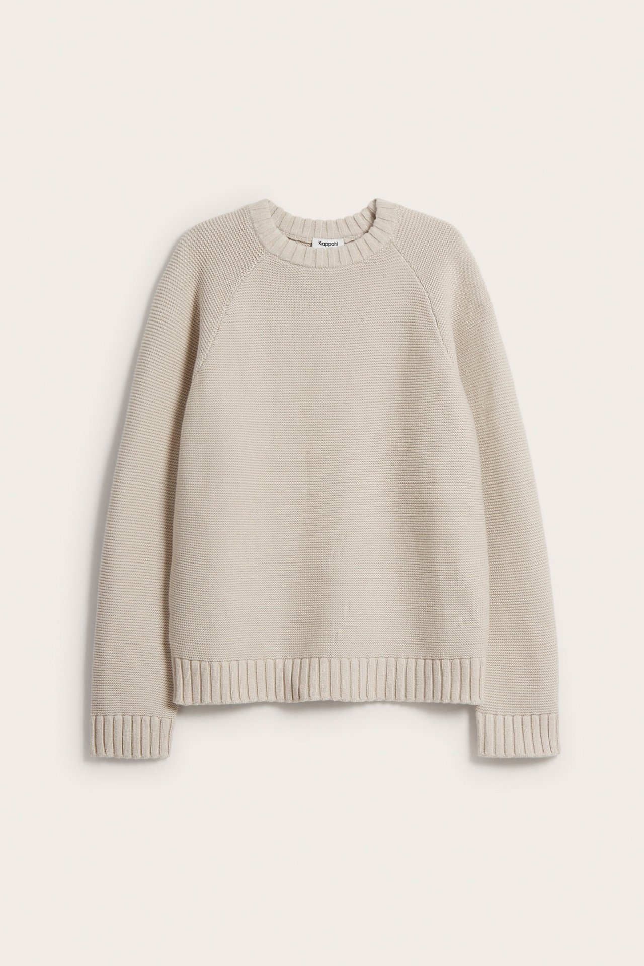Stickad tröja - Beige - 5