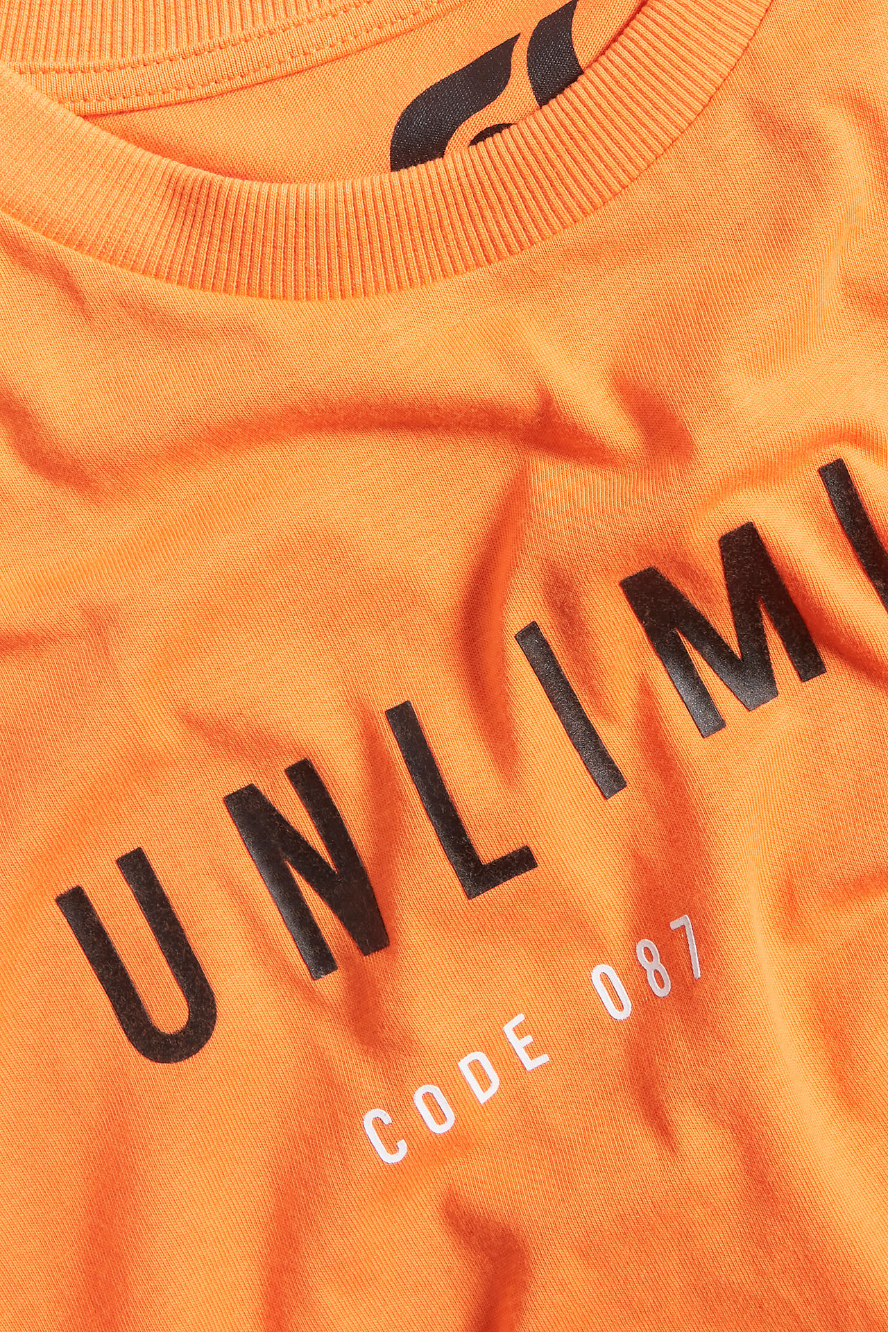 T-shirt med tryck - Orange - 6
