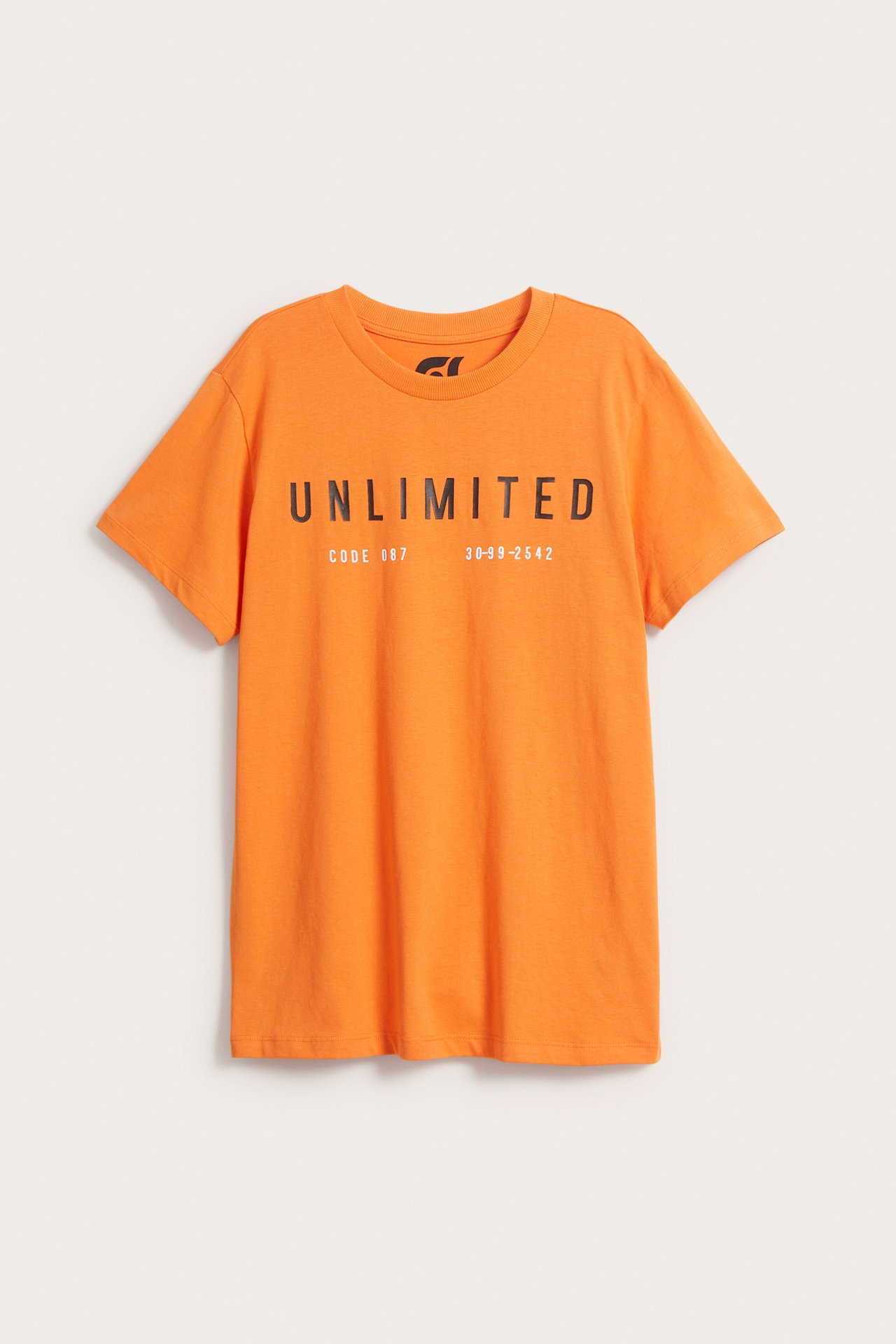 T-shirt med tryck - Orange - 2